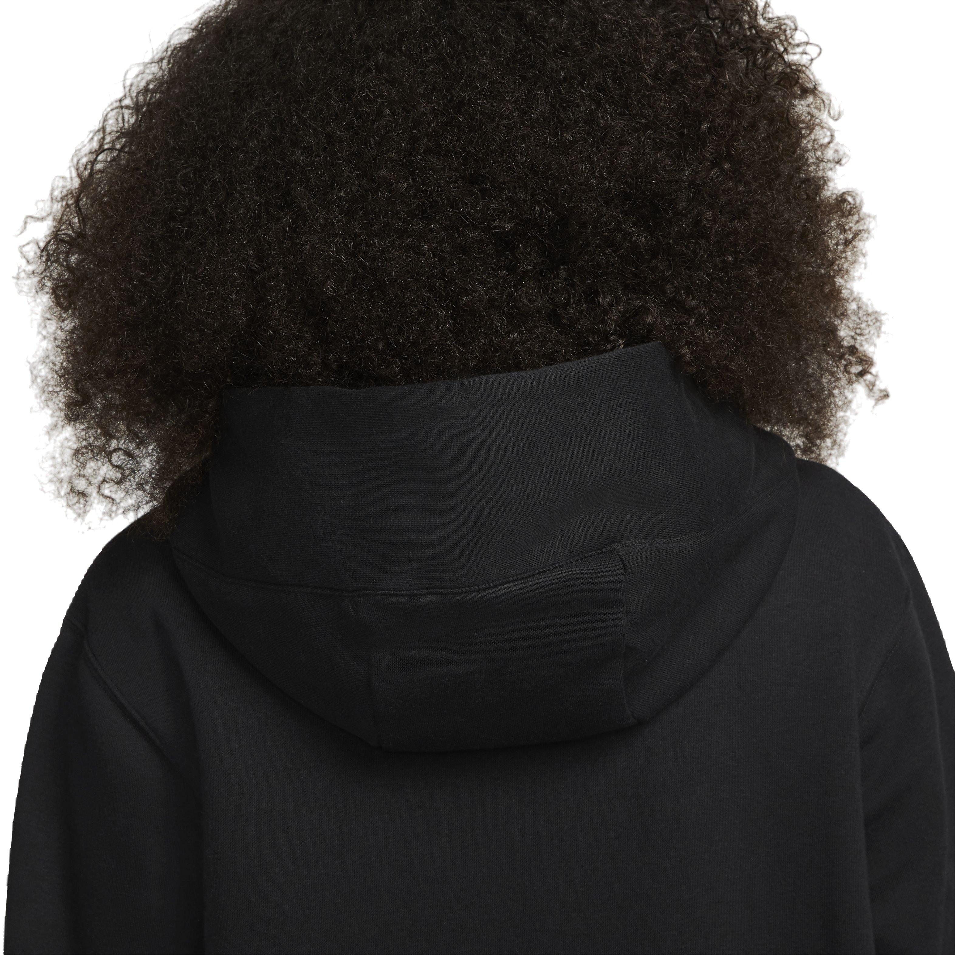 Nike Women's Sportswear Phoenix Fleece Oversized Long Full-Zip Jacket - BLACK Thumbnail View 4