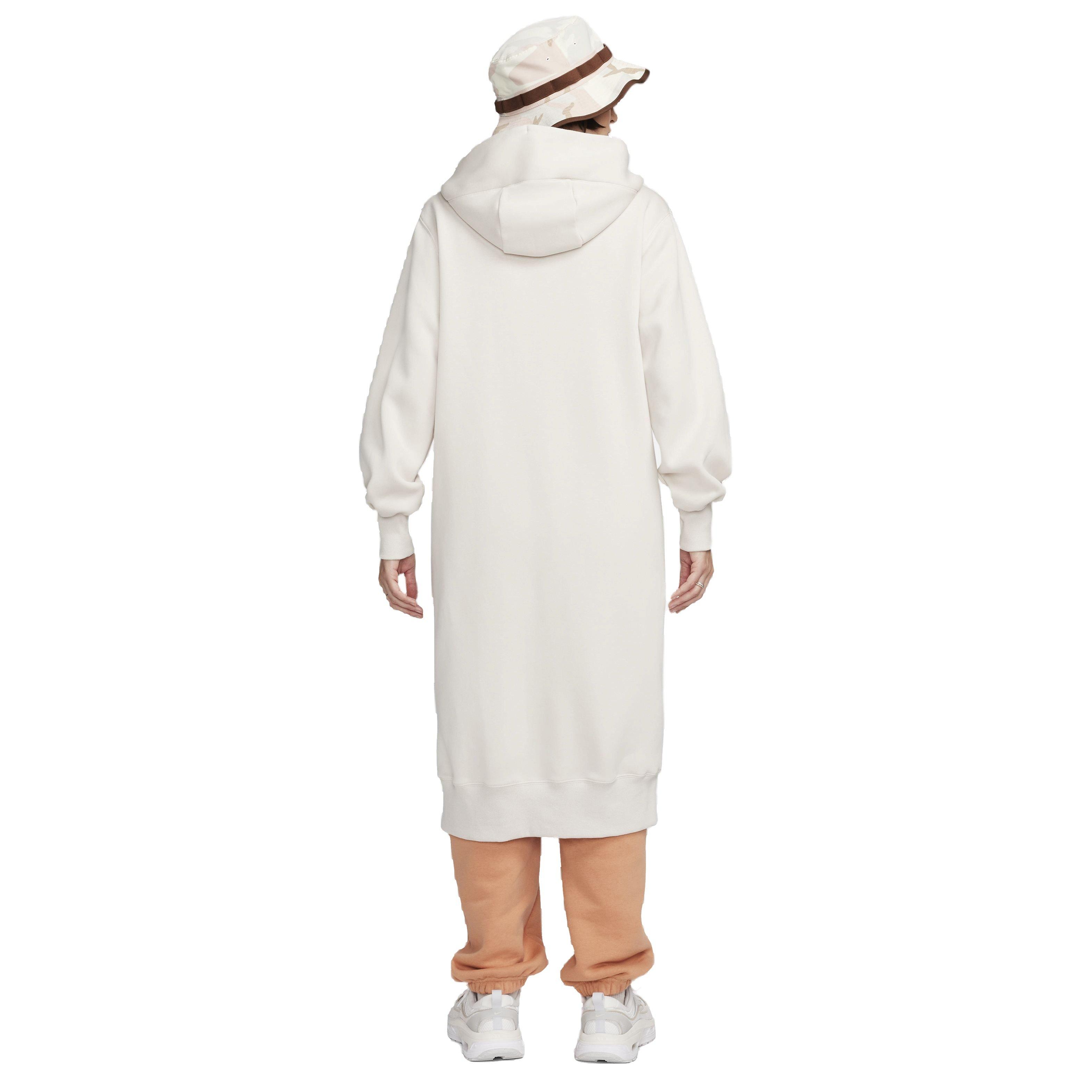 Nike Women's Sportswear Phoenix Fleece Oversized Long Full-Zip Jacket - BROWN Thumbnail View 2