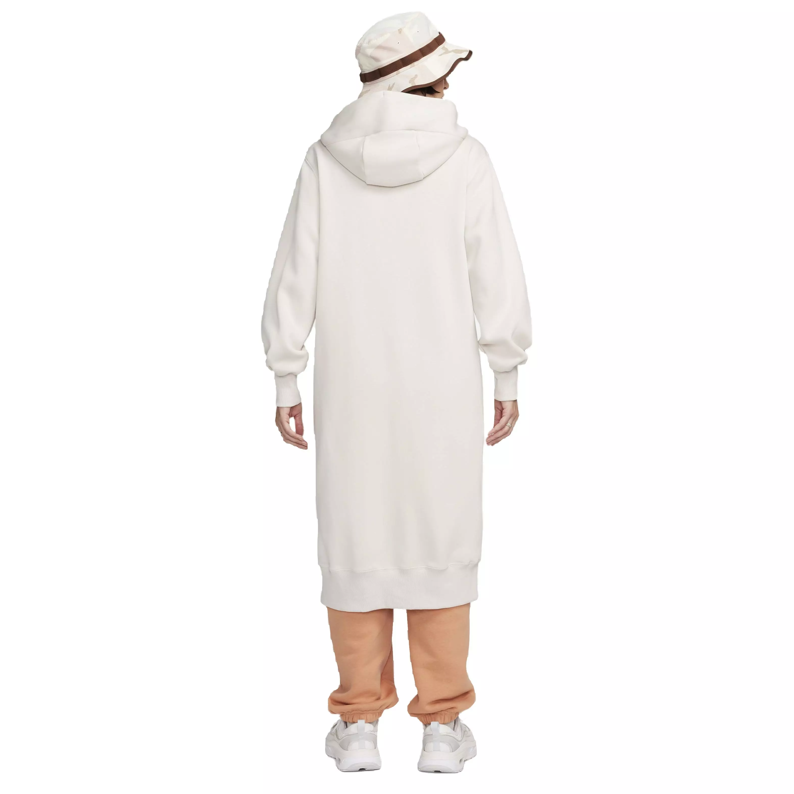 Nike Women's Sportswear Phoenix Fleece Oversized Long Full-Zip Jacket - BROWN