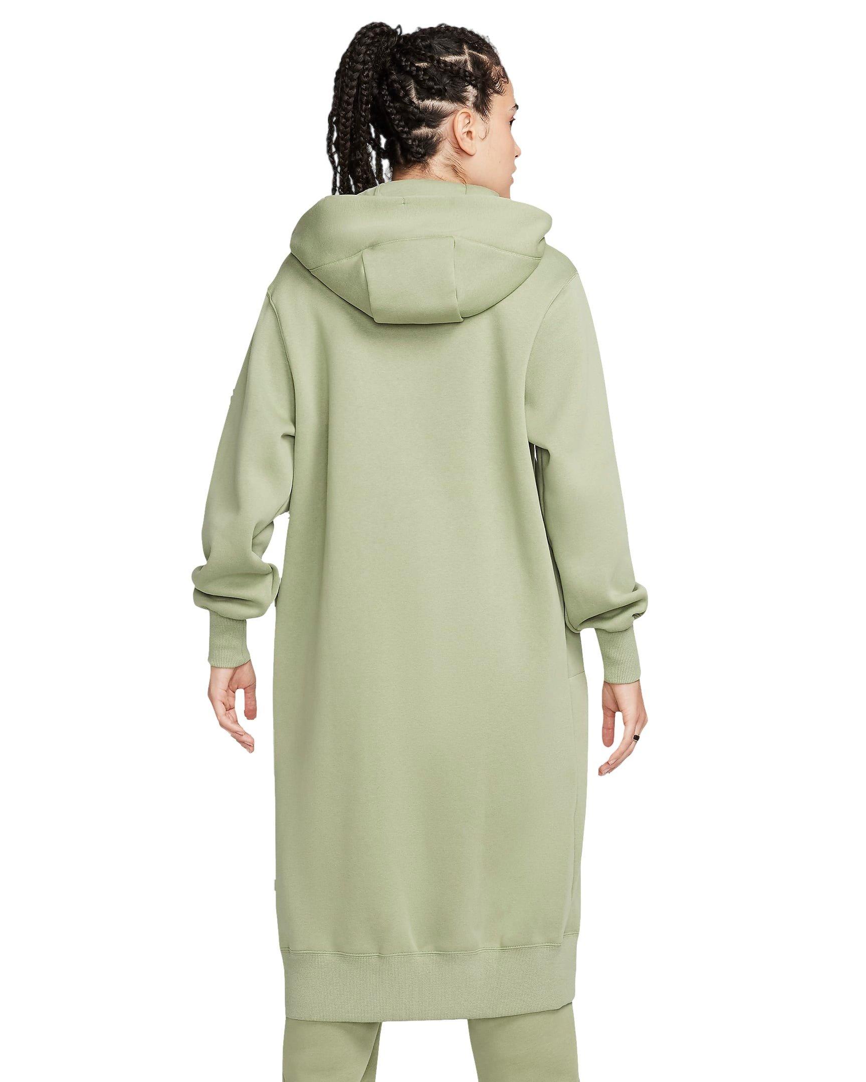 Nike Women's Sportswear Phoenix Fleece Oversized Long Full-Zip Jacket - GREEN Thumbnail View 2