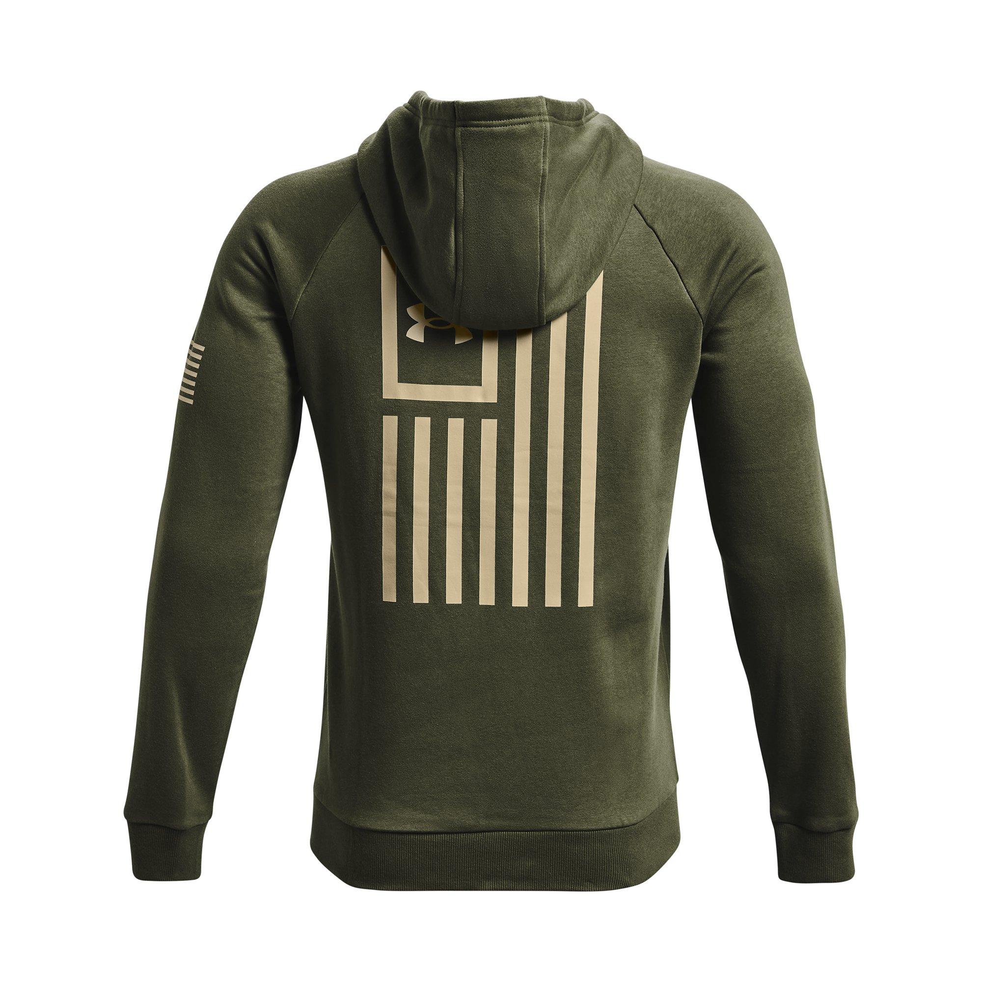 Under Armour Freedom Flag Rival Long Sleeve Hoodie for Men