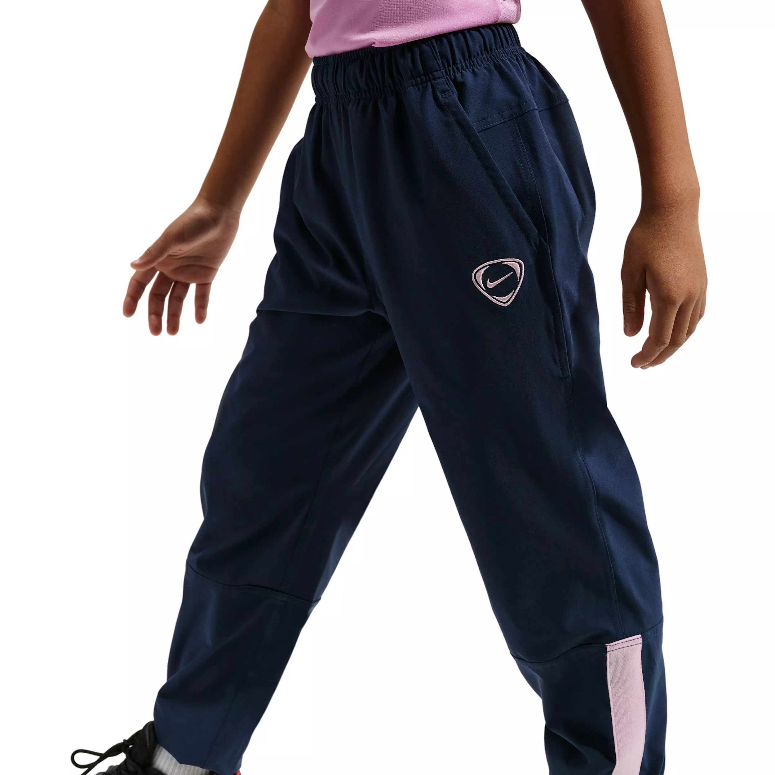 Nike Big Kids' Energy Repel Soccer Woven Pants - Navy/Pink - NAVY/PINK