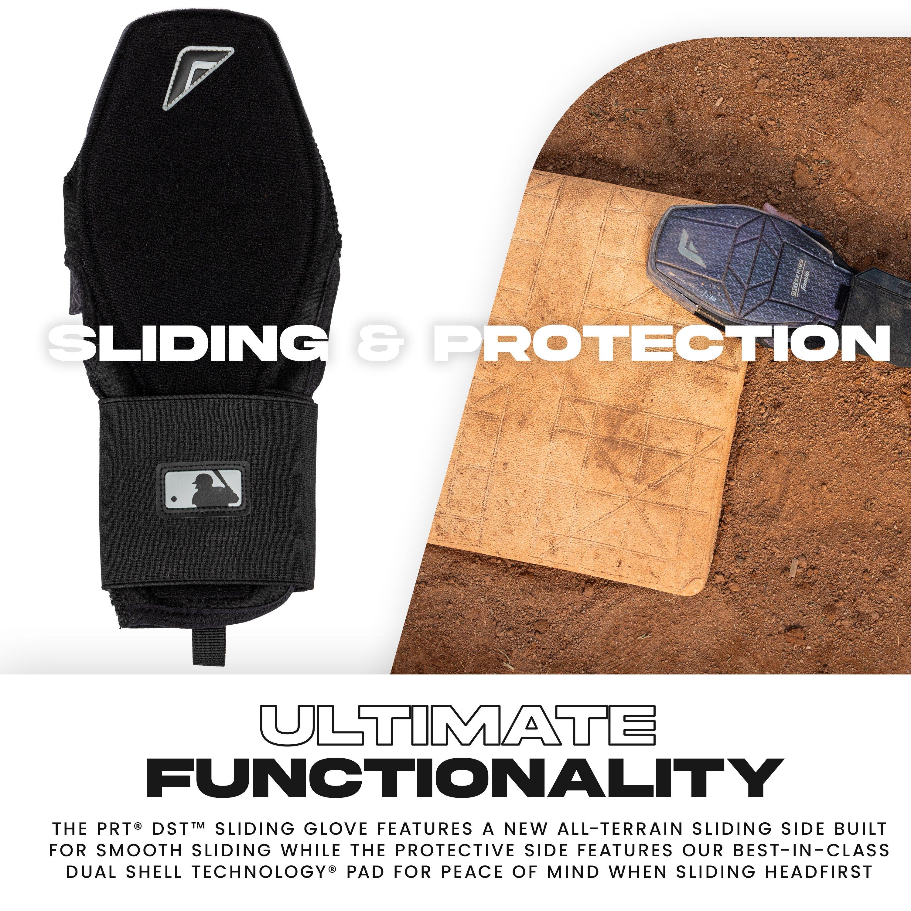 Franklin Youth Baseball PRT DST Protective Sliding Glove - BLACK Thumbnail View 9