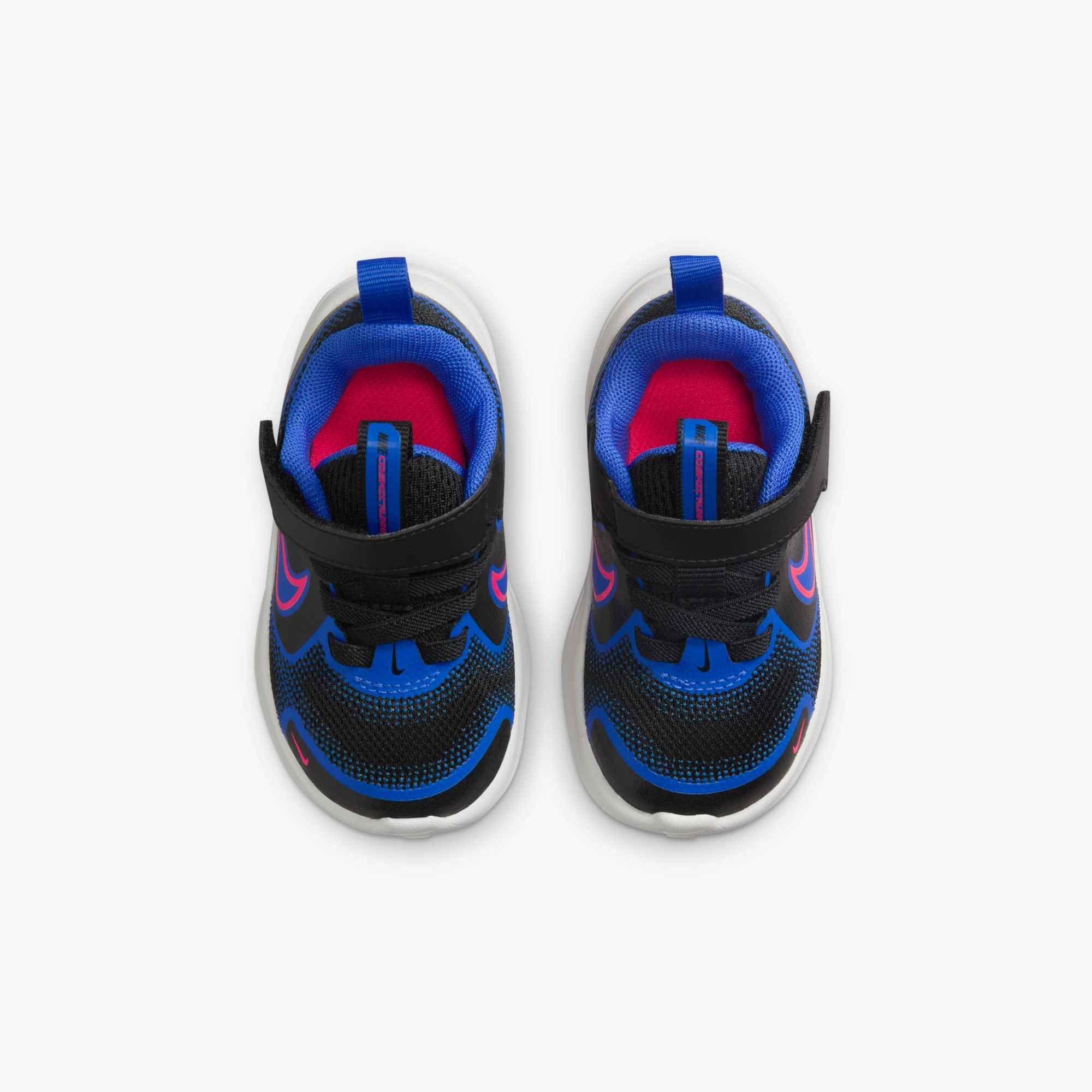 Nike Cosmic Runner "Black/Hyper Royal/Summit White/Bright Crimson" Infant Boys' Running Shoe - BLACK/ROYAL/WHITE/RED Thumbnail View 3
