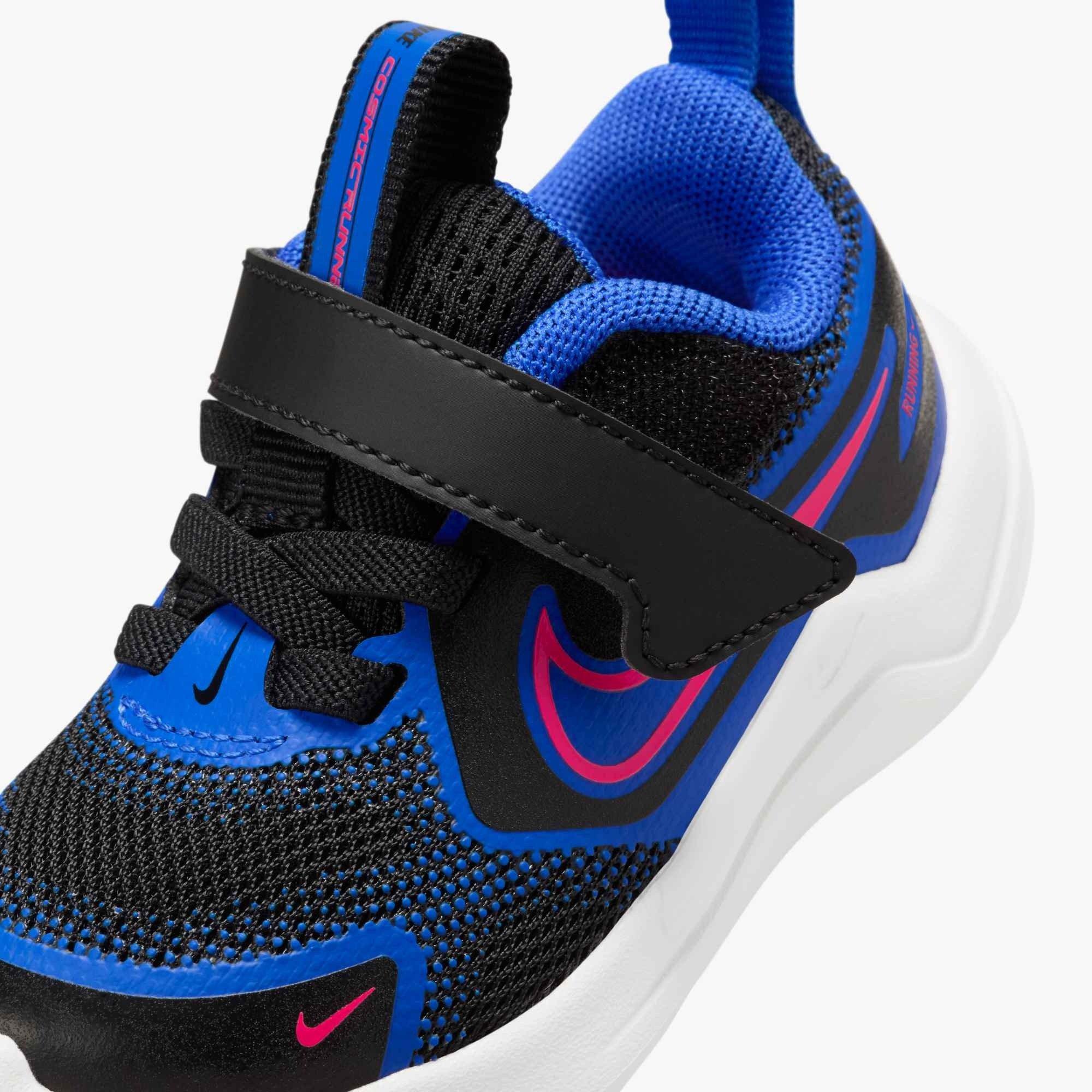 Nike Cosmic Runner "Black/Hyper Royal/Summit White/Bright Crimson" Infant Boys' Running Shoe - BLACK/ROYAL/WHITE/RED Thumbnail View 6