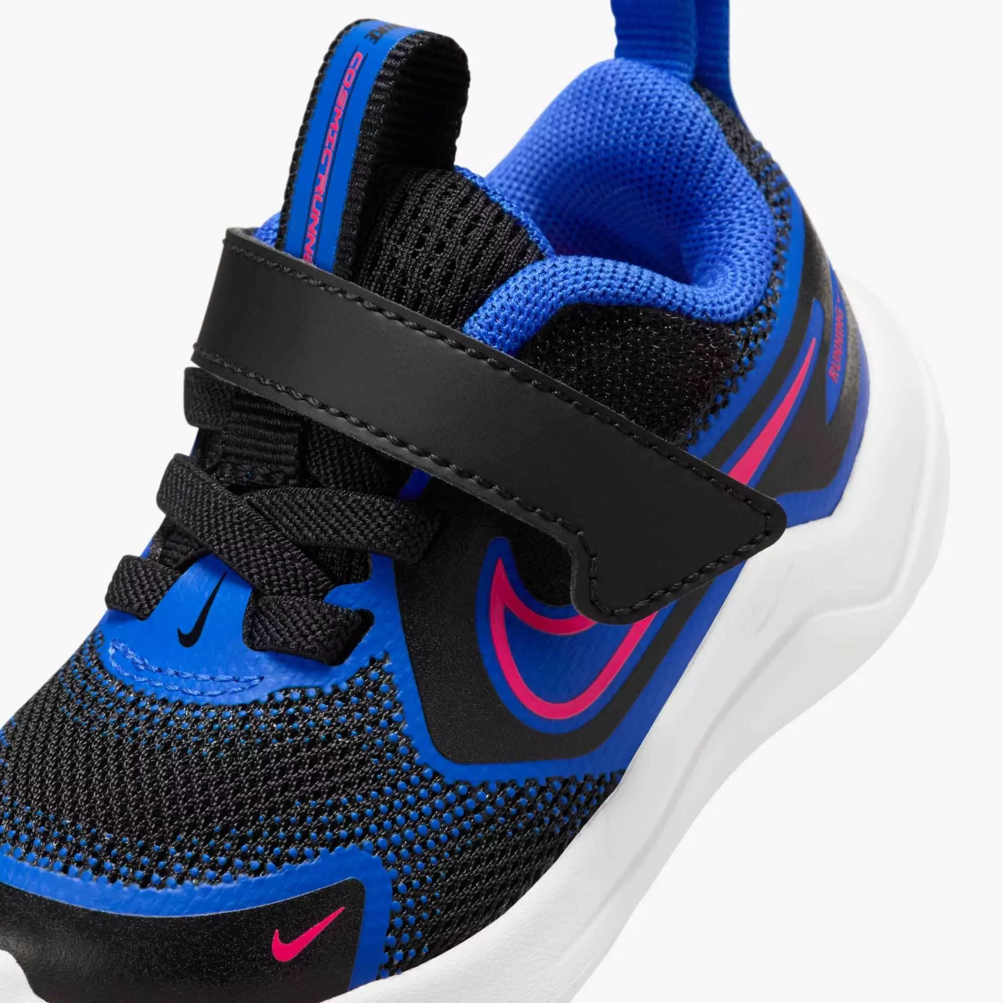 Nike Cosmic Runner "Black/Hyper Royal/Summit White/Bright Crimson" Infant Boys' Running Shoe - BLACK/ROYAL/WHITE/RED