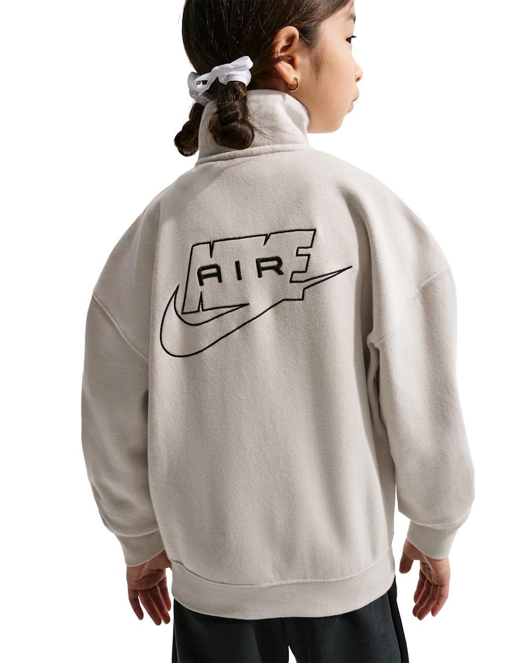 Nike Big Kids' Air Fleece Track Jacket - Bone - BONE Thumbnail View 2