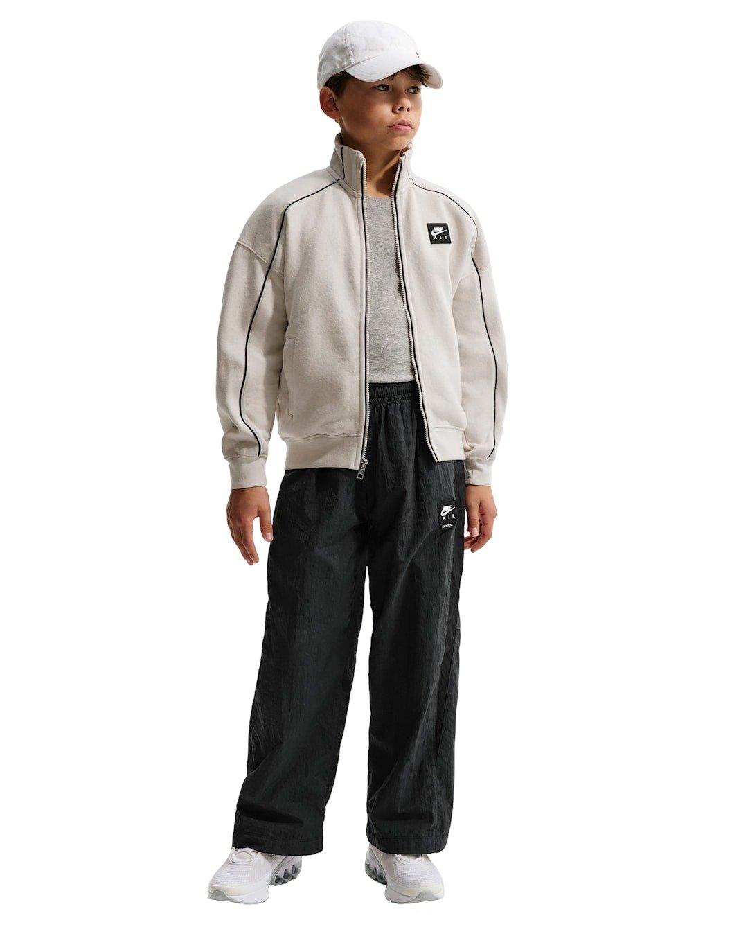 Nike Big Kids' Air Fleece Track Jacket - Bone - BONE Thumbnail View 7