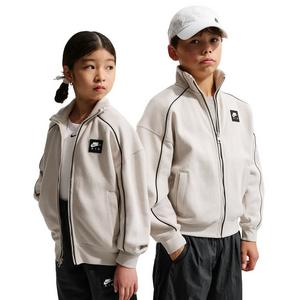 Nike Big Kids' Air Fleece Track Jacket - Bone