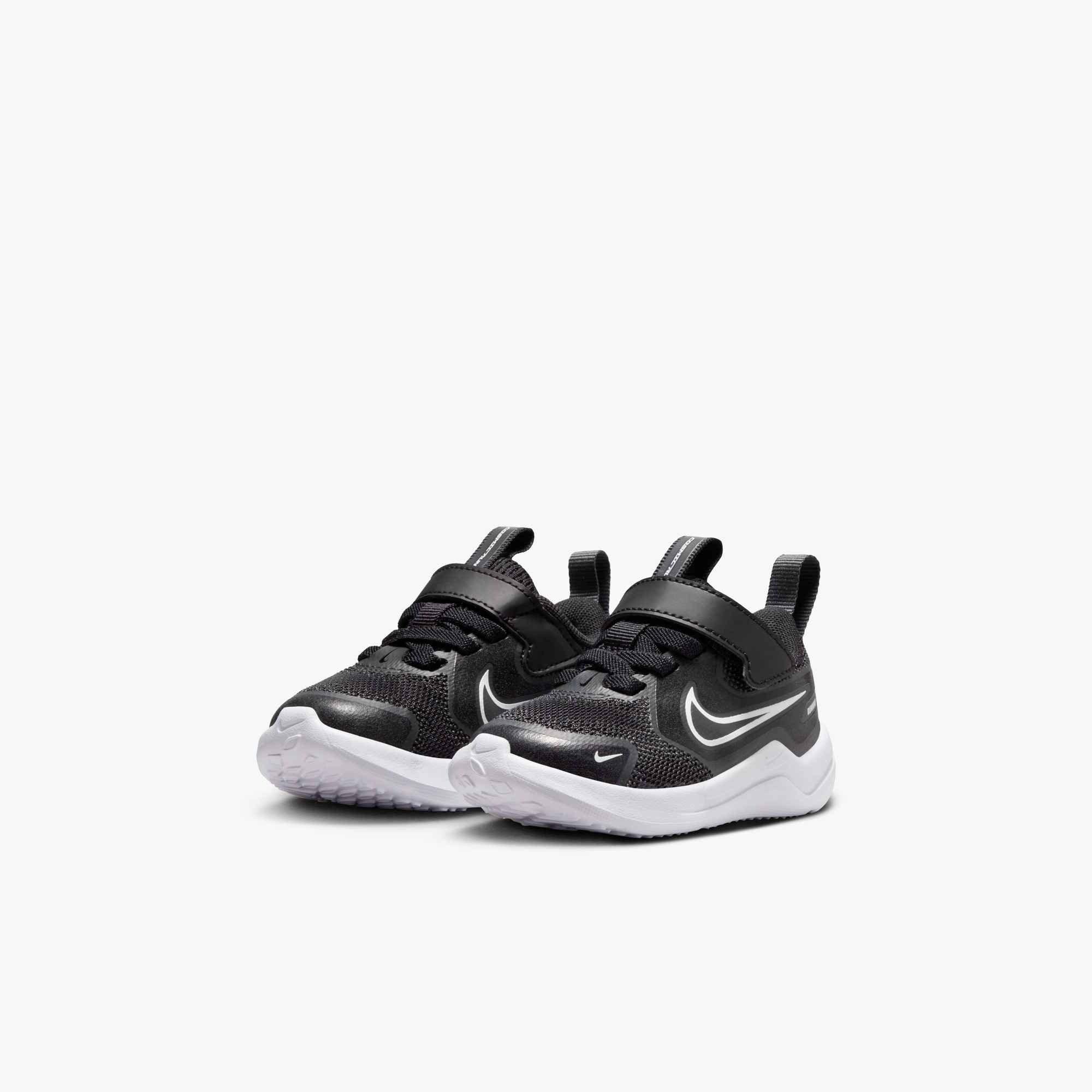 Nike Cosmic Runner "Black/Anthracite/White" Infant Boys' Running Shoe - BLACK/DK GREY/WHITE Thumbnail View 4