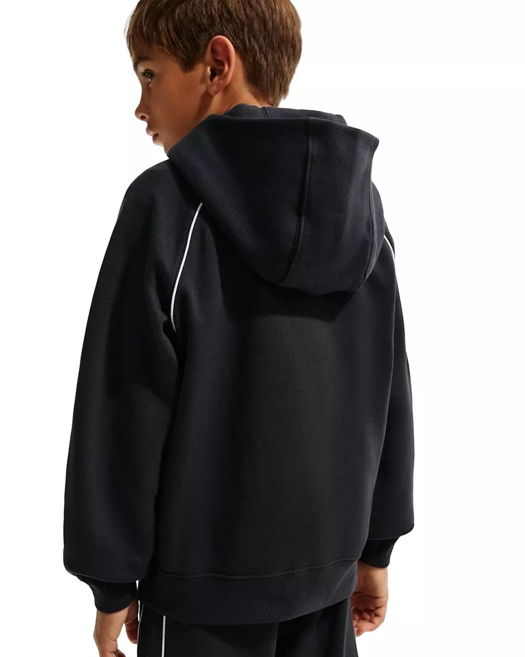 Nike Big Boys' Air Pullover Hoodie - Black - BLACK