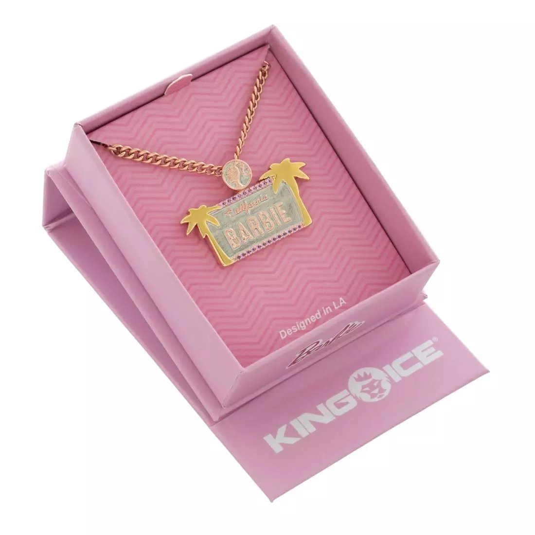 King Ice X Barbie West Coast, Best Coast Necklace - Gold - GOLD