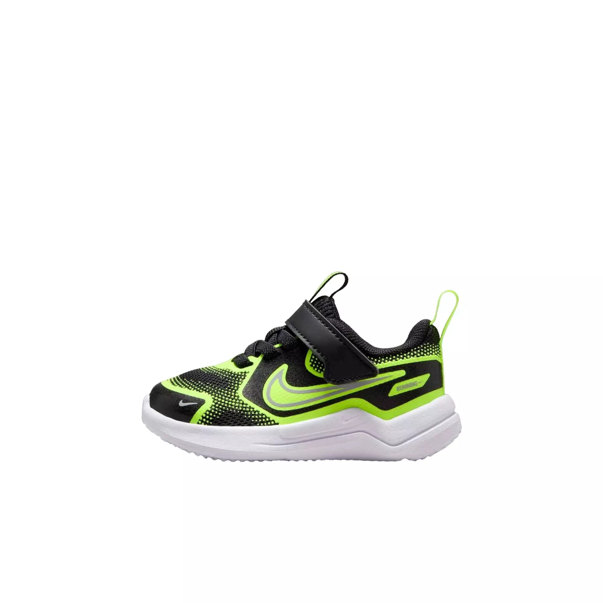 Nike Cosmic Runner "Black/Volt/Wolf Grey" Infant Boys' Running Shoe - BLACK/VOLT/GREY