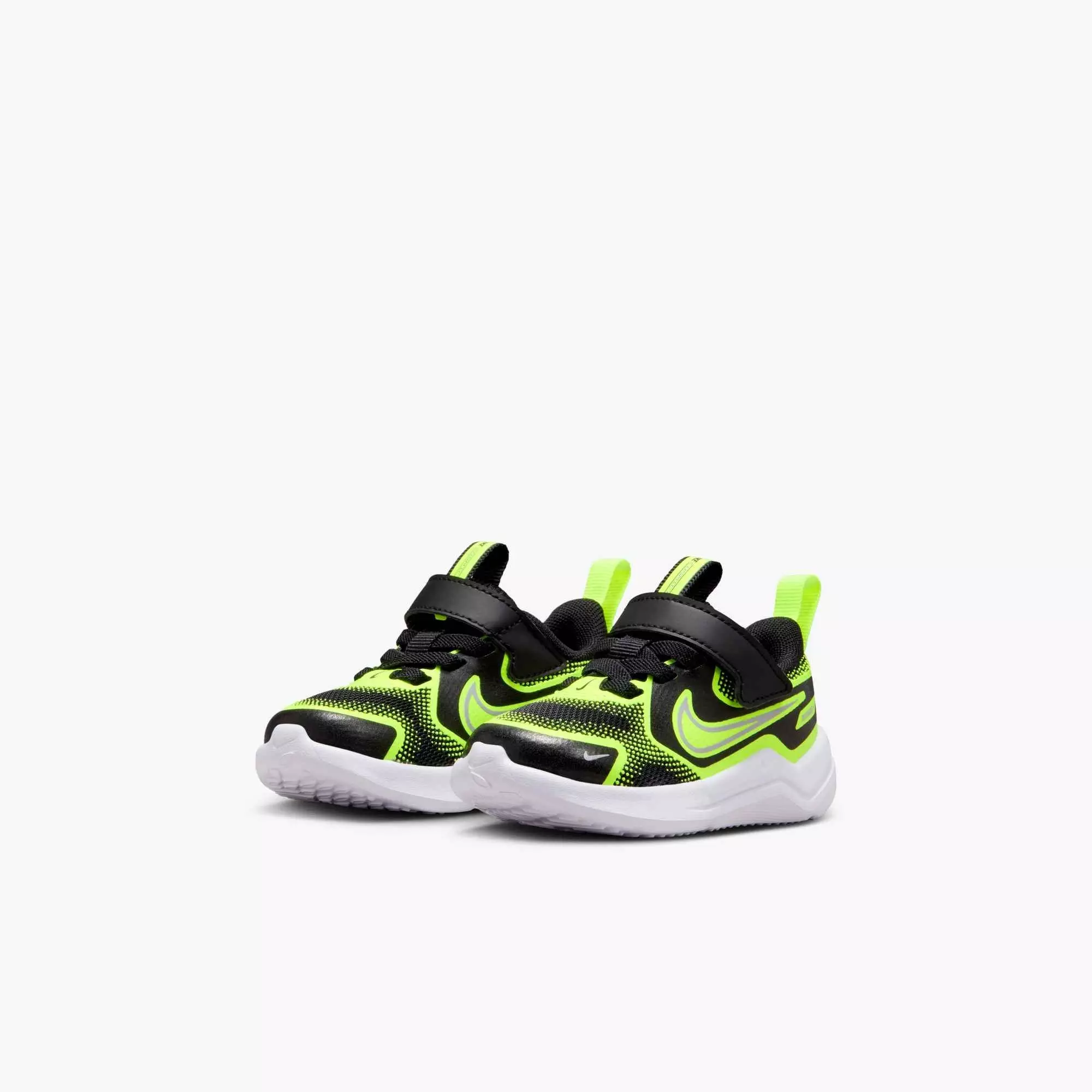 Nike Cosmic Runner "Black/Volt/Wolf Grey" Infant Boys' Running Shoe - BLACK/VOLT/GREY
