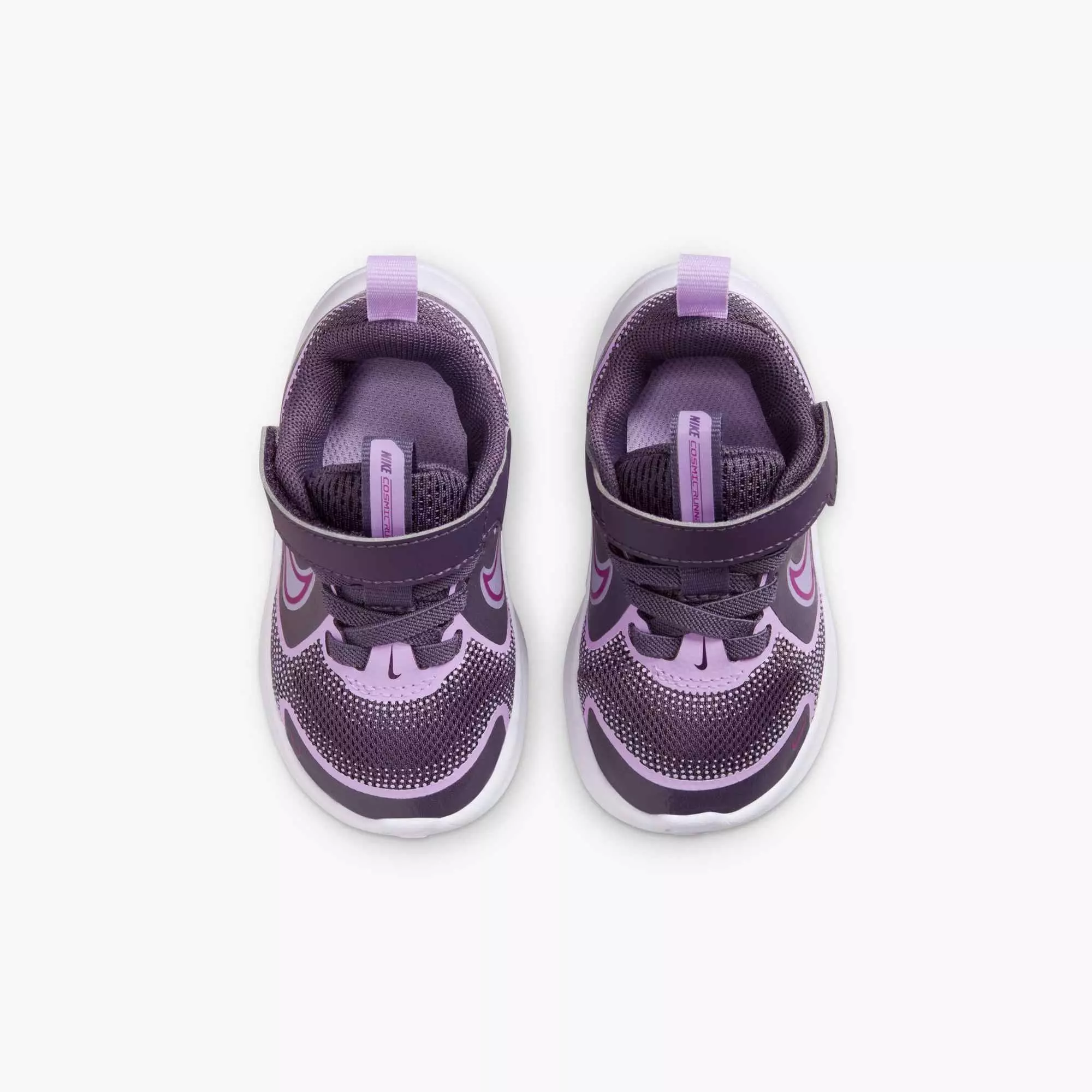 Nike Cosmic Runner "Dark Raisin/Hydrangeas/White/Hot Fuchsia" Infant Girls' Running Shoe - PURPLE/WHITE/FUCHSIA