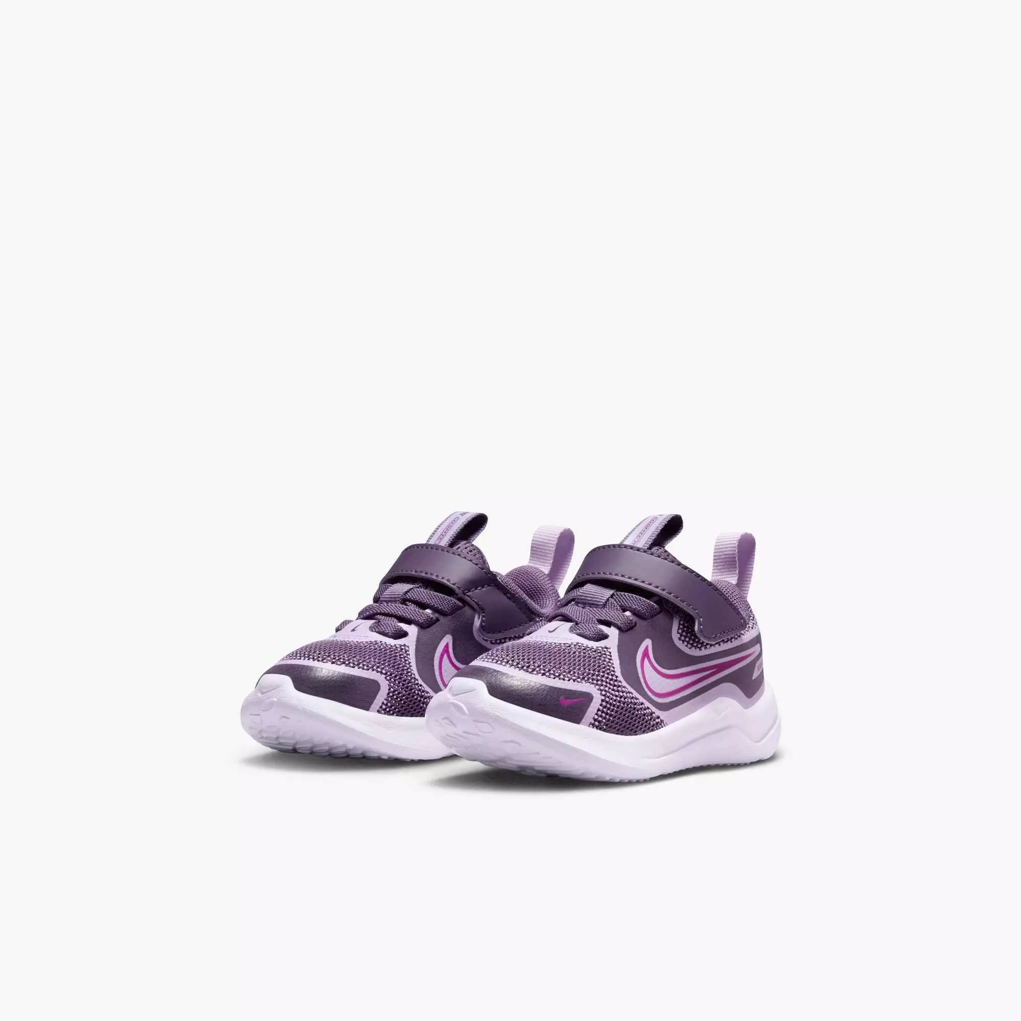 Nike Cosmic Runner "Dark Raisin/Hydrangeas/White/Hot Fuchsia" Infant Girls' Running Shoe - PURPLE/WHITE/FUCHSIA
