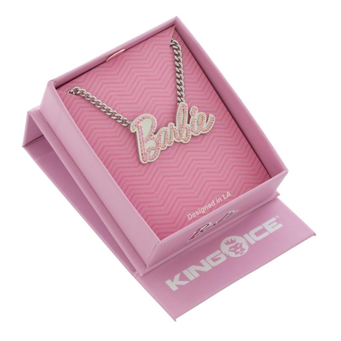 King Ice X Barbie Necklace - White Gold - WHITE GOLD