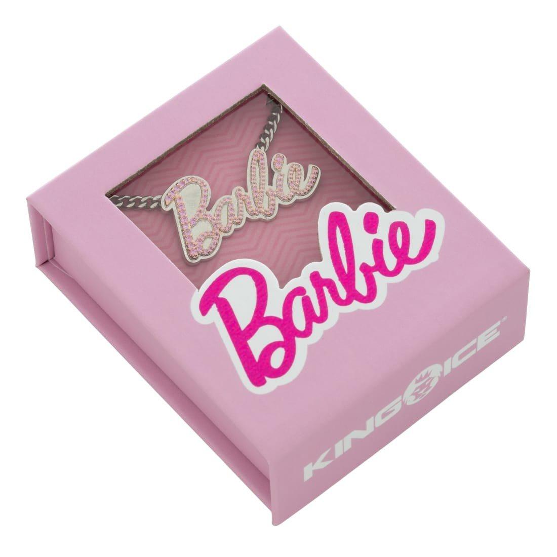 King Ice X Barbie Necklace - White Gold - WHITE GOLD