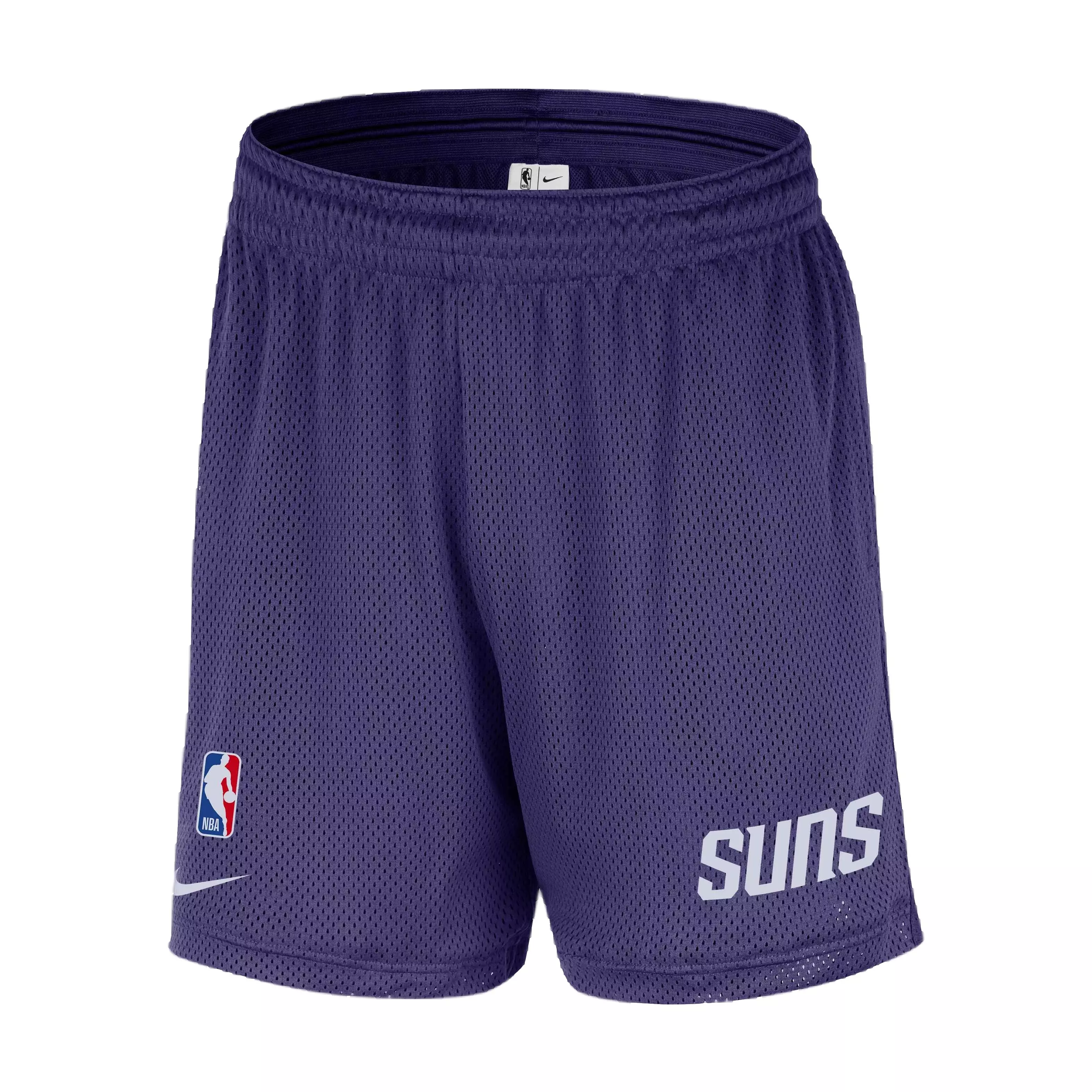 Nike Men's NBA Phoenix Suns Openhole Mesh Shorts - Purple - PURPLE