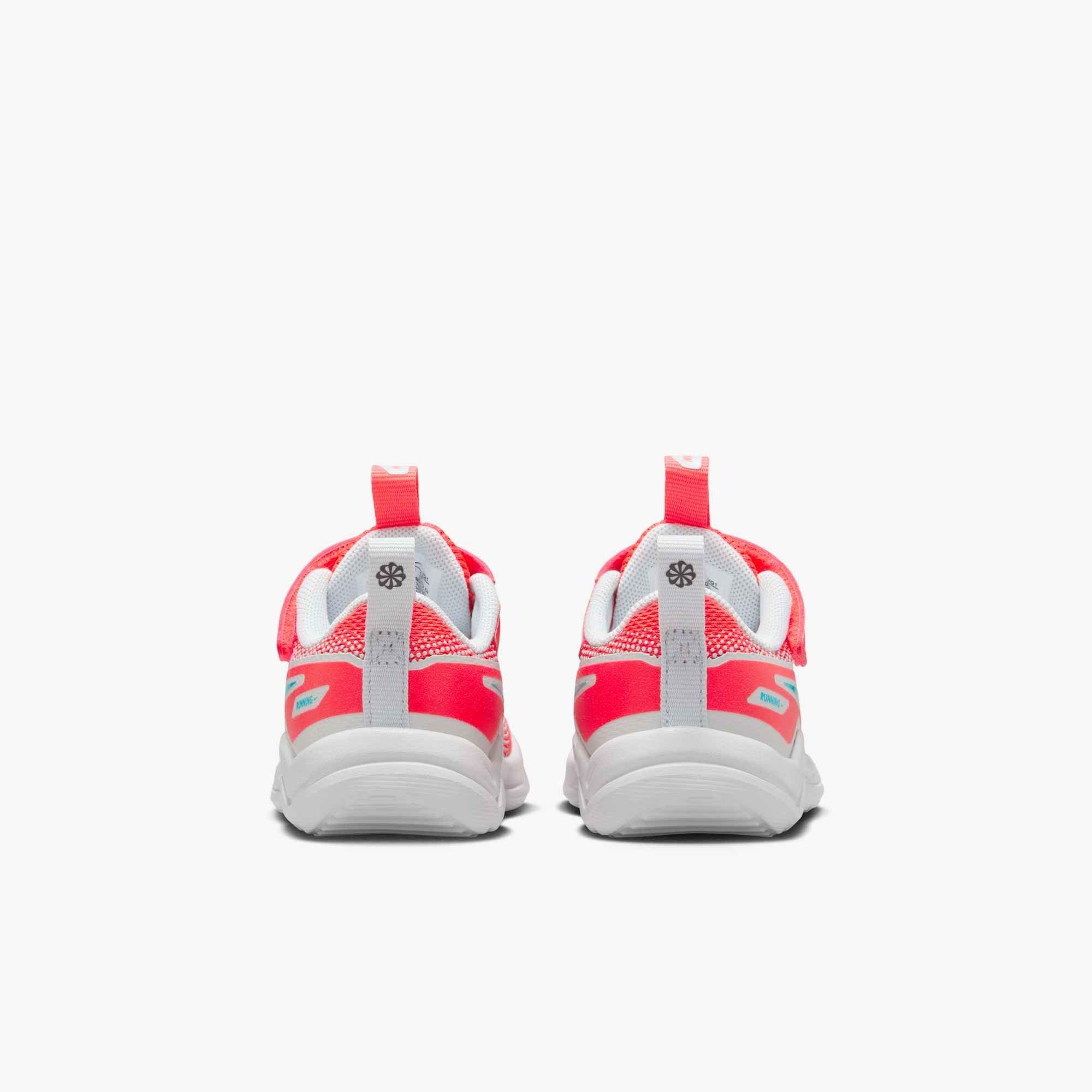 Nike Cosmic Runner "Bright Crimson/Pure Platinum/Black/Dusty Cactus" Infant Boys' Running Shoe - CRIMSON/WHITE/TURQUOISE Thumbnail View 5