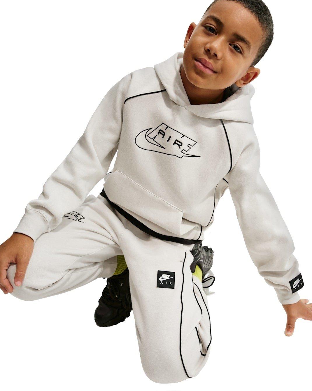 Nike Big Boys' Air Fleece Joggers - Grey - GREY Thumbnail View 3