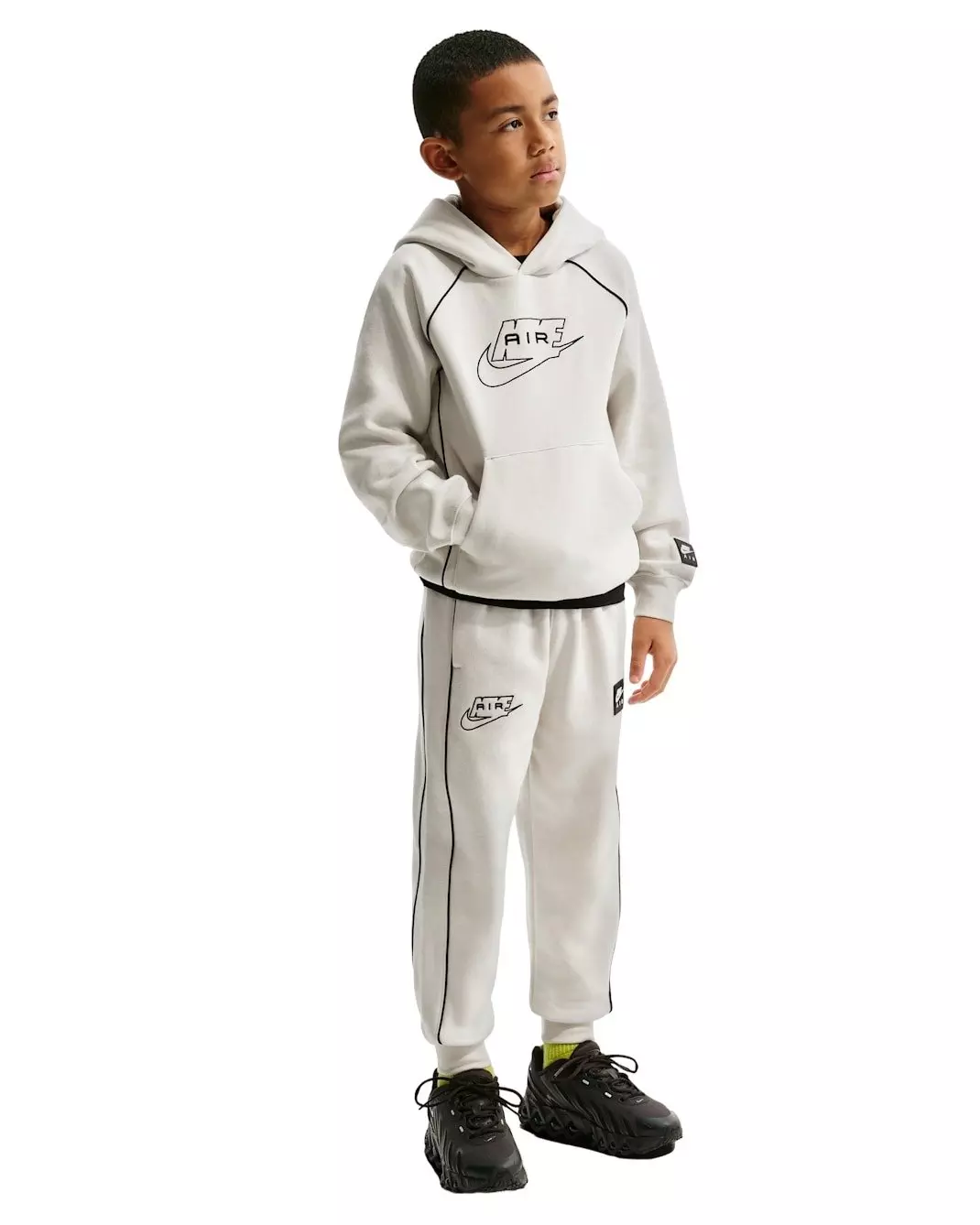 Nike Big Boys' Air Fleece Joggers - Grey - GREY