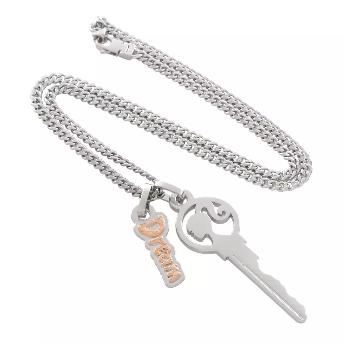 King Ice X Barbie Dream Necklace - White Gold - WHITE GOLD