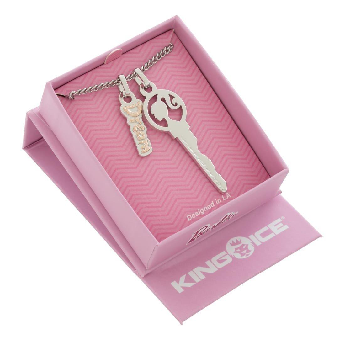 King Ice X Barbie Dream Necklace - White Gold - WHITE GOLD