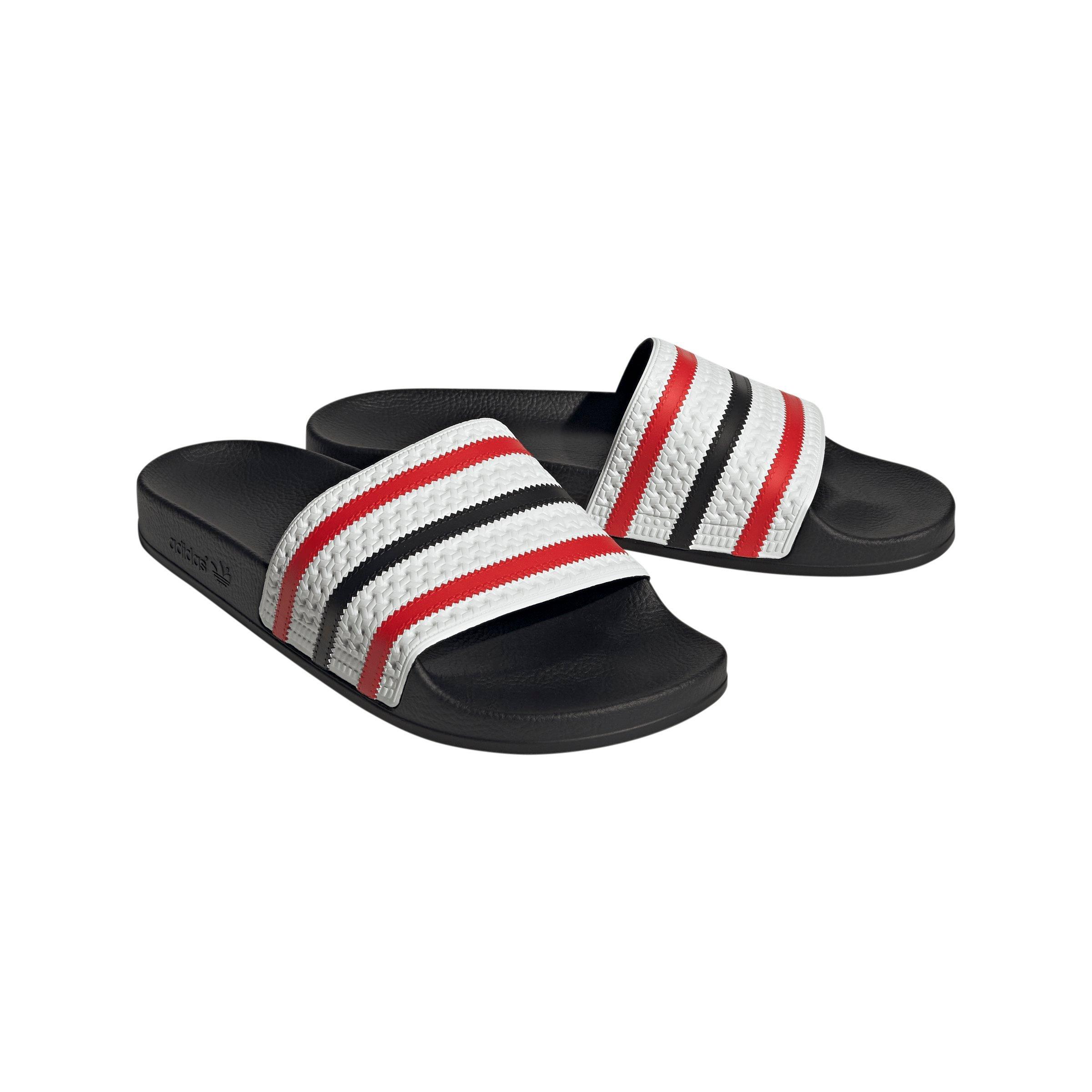 Adidas on sale red sliders