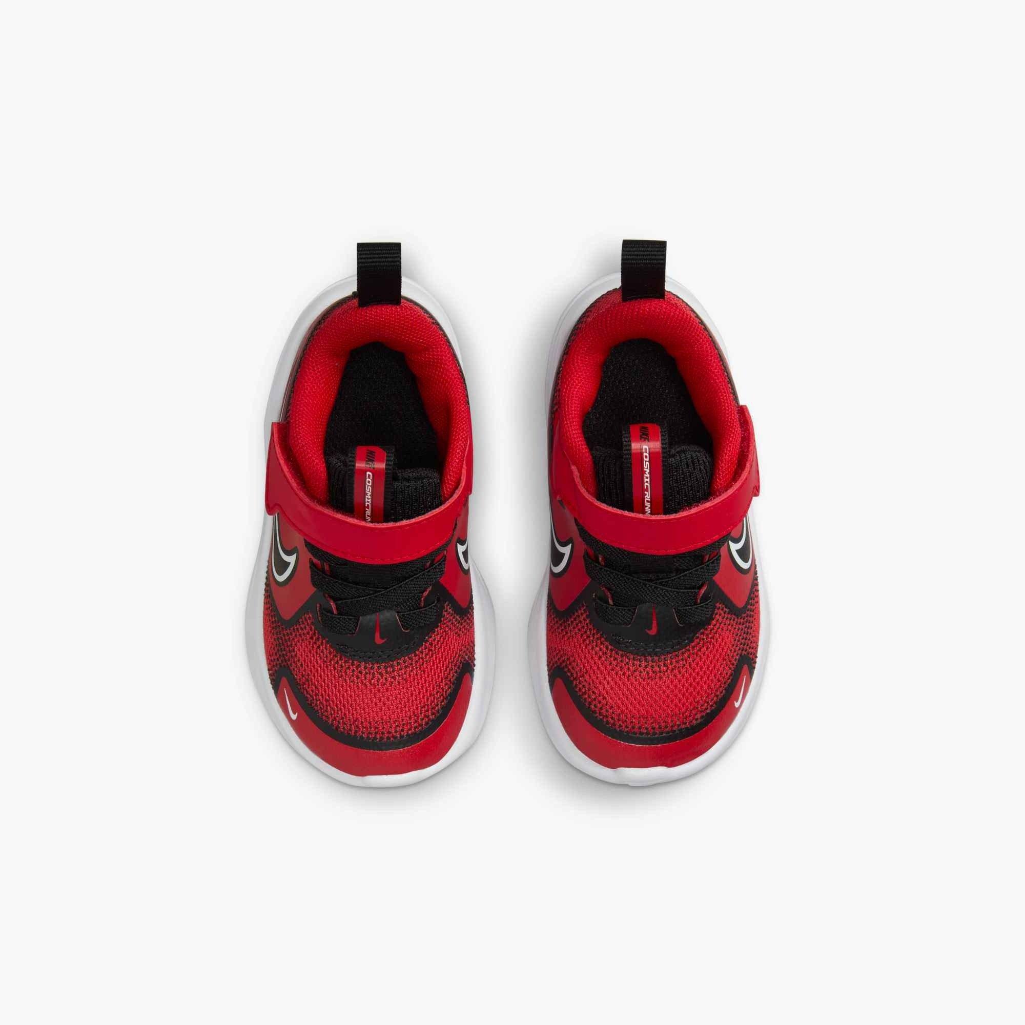 Nike Cosmic Runner "University Red/Black/White" Infant Boys' Running Shoe - RED/BLACK/WHITE Thumbnail View 3