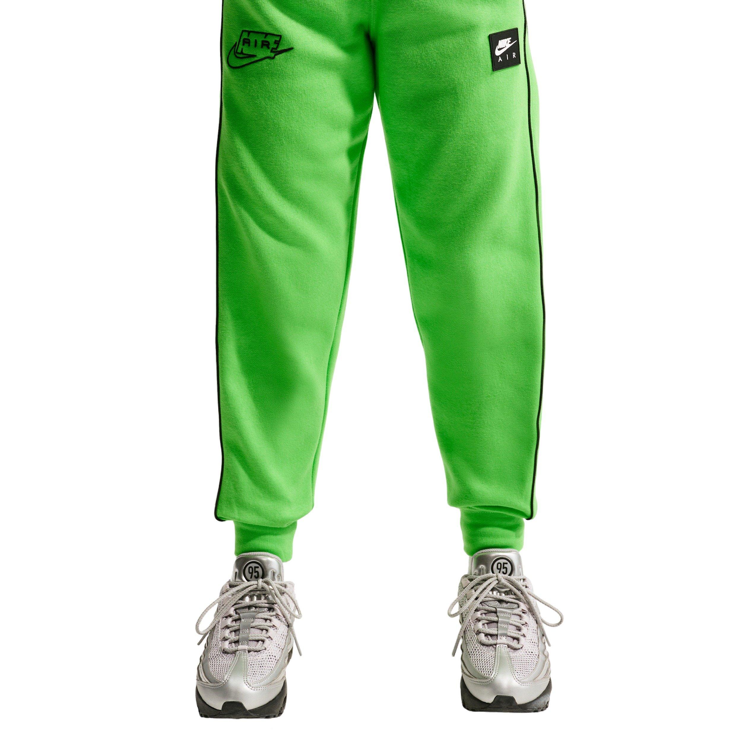 Nike Big Boys' Air Fleece Joggers - Green - GREEN Thumbnail View 1