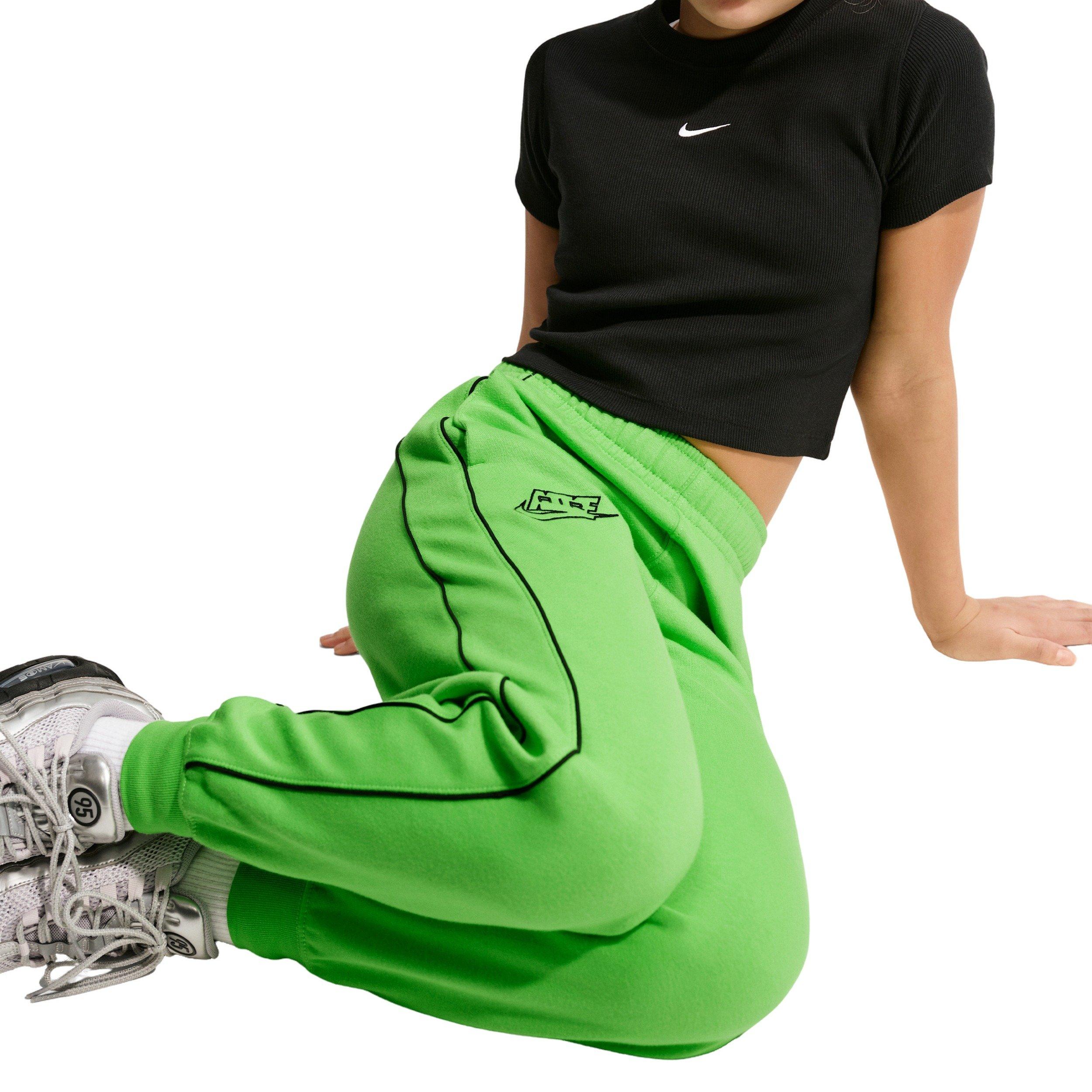 Nike Big Boys' Air Fleece Joggers - Green - GREEN Thumbnail View 3