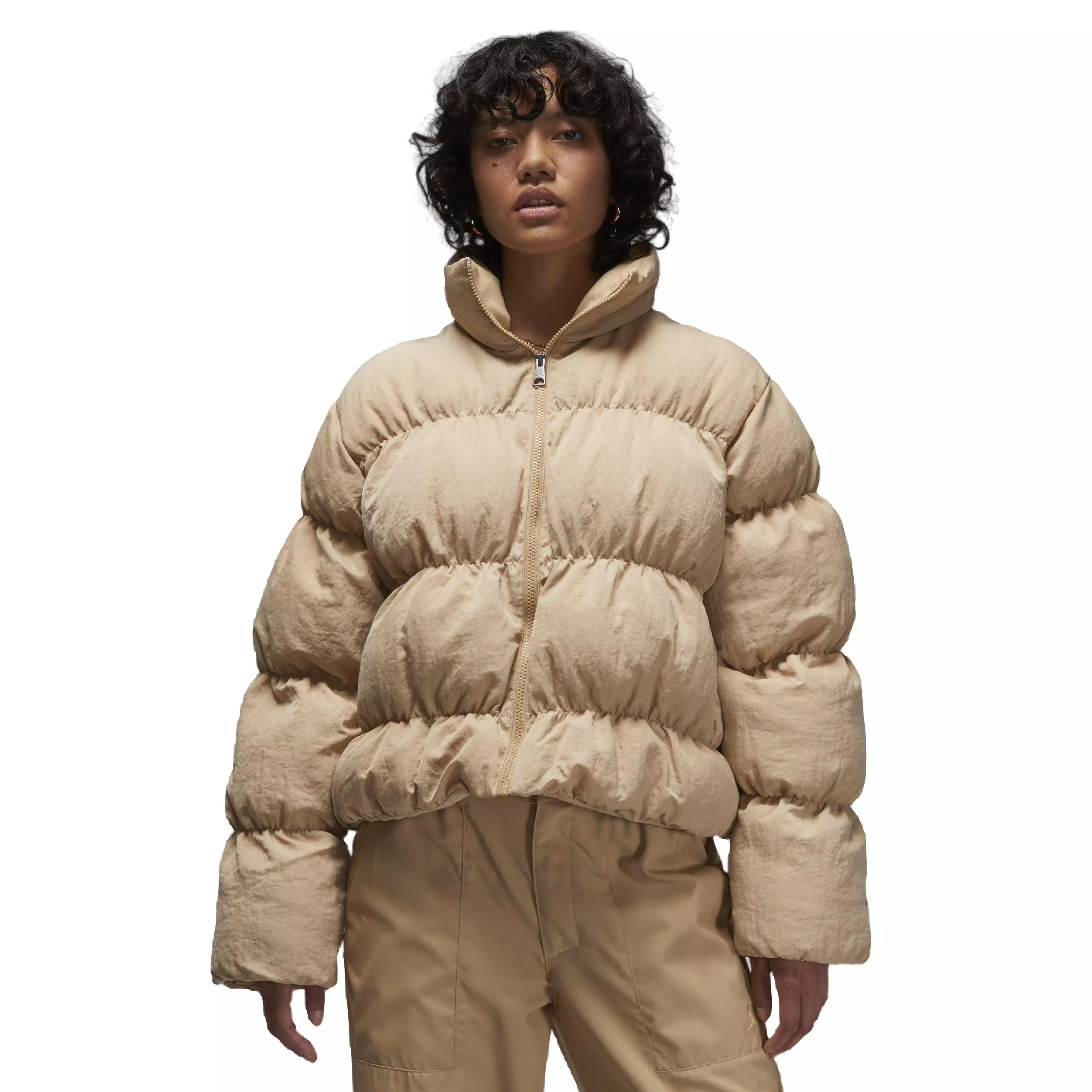 Jordan Women's Puffer Jacket - BROWN