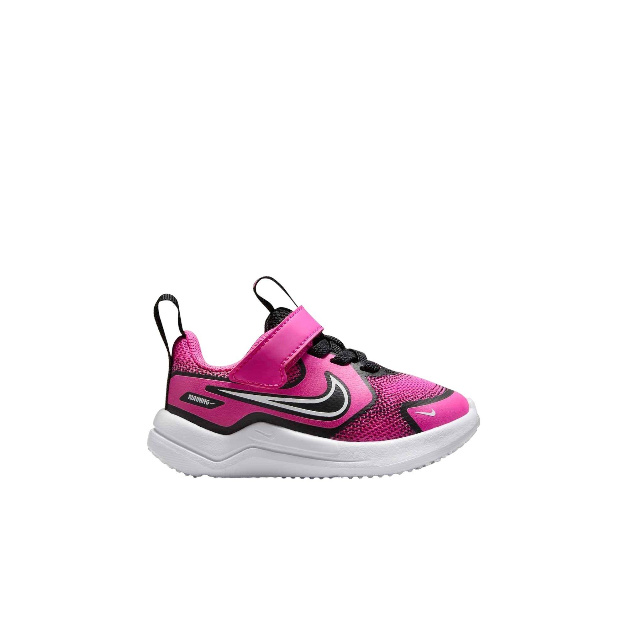 Nike Cosmic Runner "Laser Fuchsia/Black/White" Infant Girls' Running Shoe - PINK Thumbnail View 1