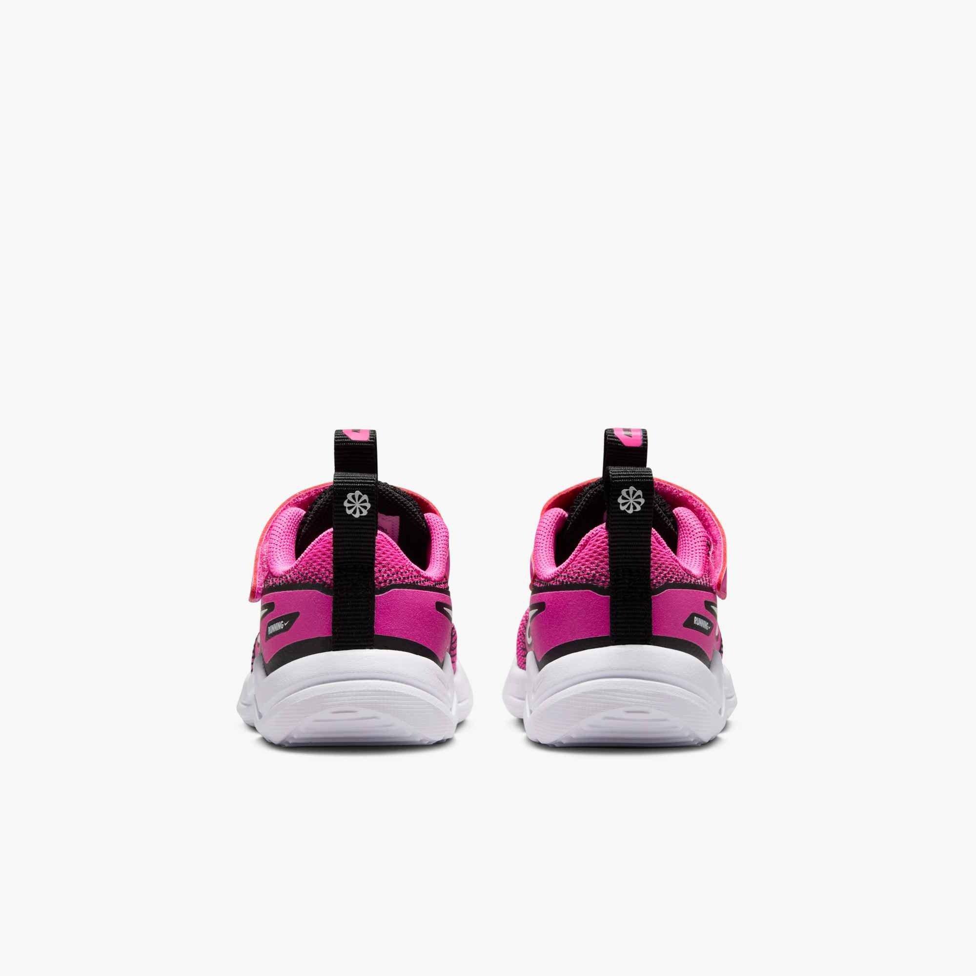 Nike Cosmic Runner "Laser Fuchsia/Black/White" Infant Girls' Running Shoe - PINK Thumbnail View 5