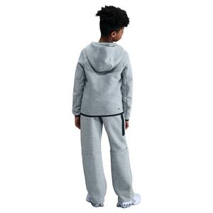 Nike Big Kids' Sportswear Tech Fleece Open-Hem Pants - Grey