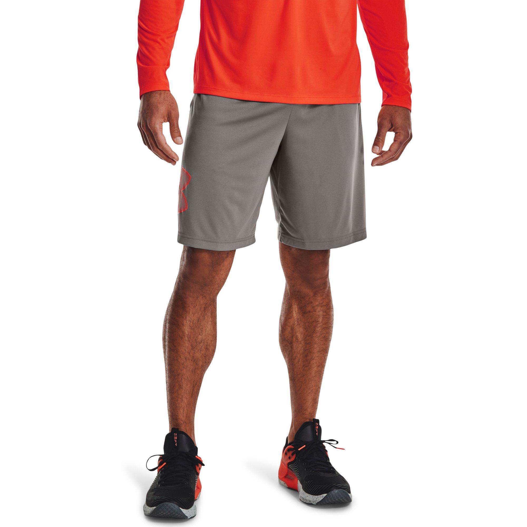 SHOWNO Mens Workout Basic Jogger Elastic Waist Cotton Drawstring Shorts 
