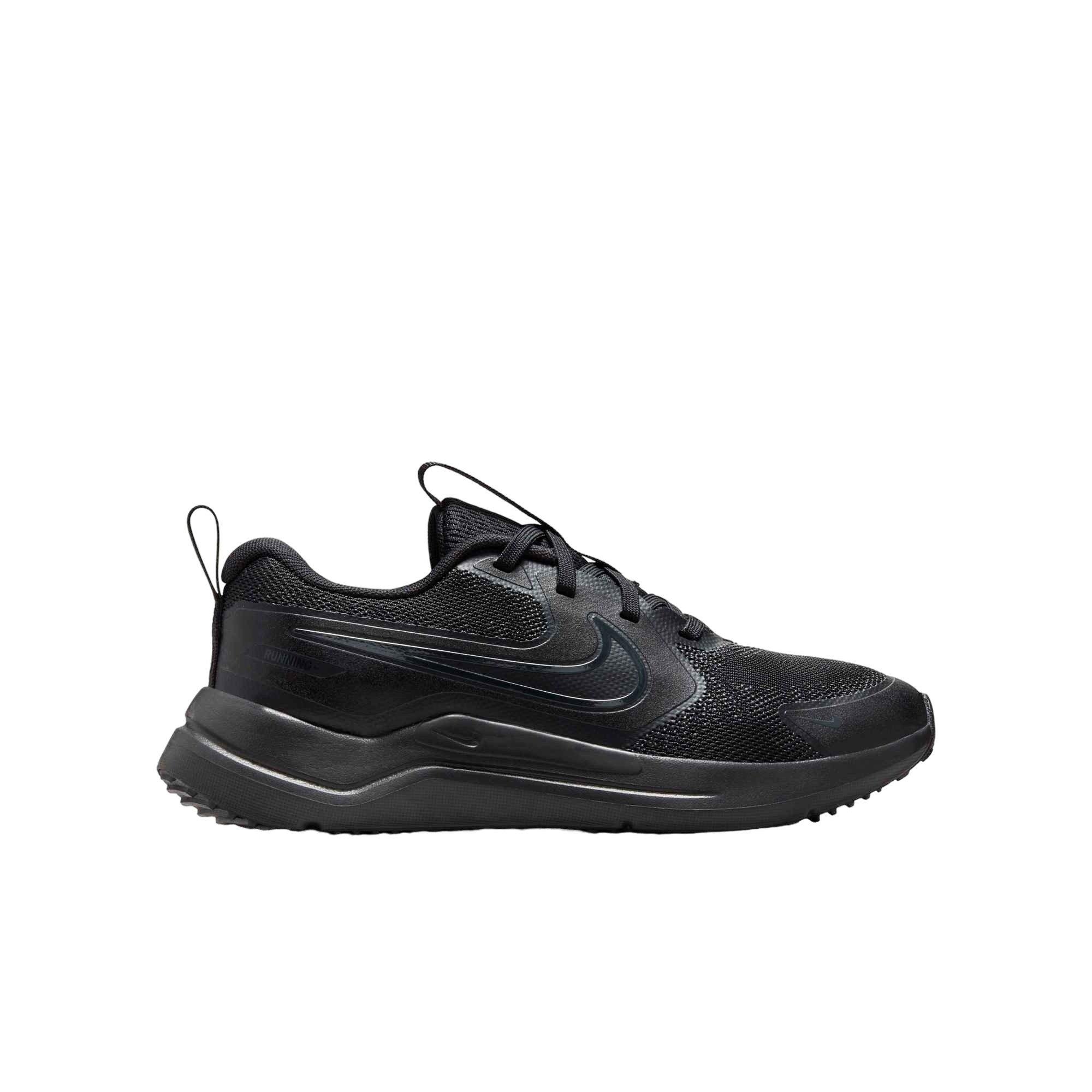 Nike Cosmic Runner "Black/Anthracite" Grade School Boys' Running Shoe - BLACK/DK GREY Thumbnail View 1