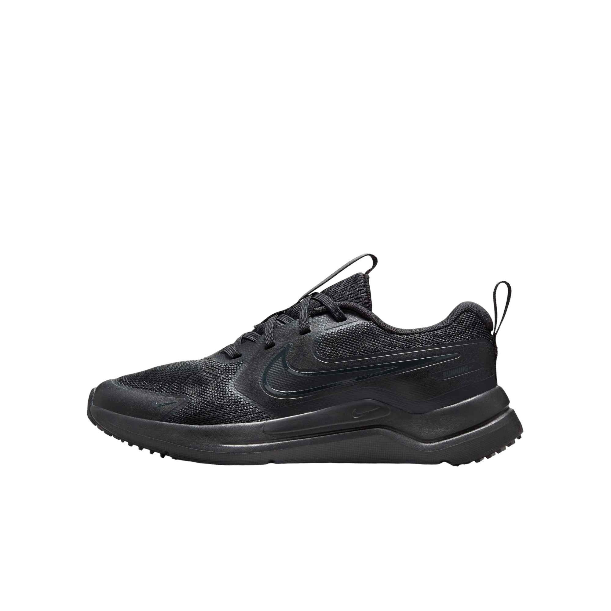 Nike Cosmic Runner "Black/Anthracite" Grade School Boys' Running Shoe - BLACK/DK GREY Thumbnail View 2
