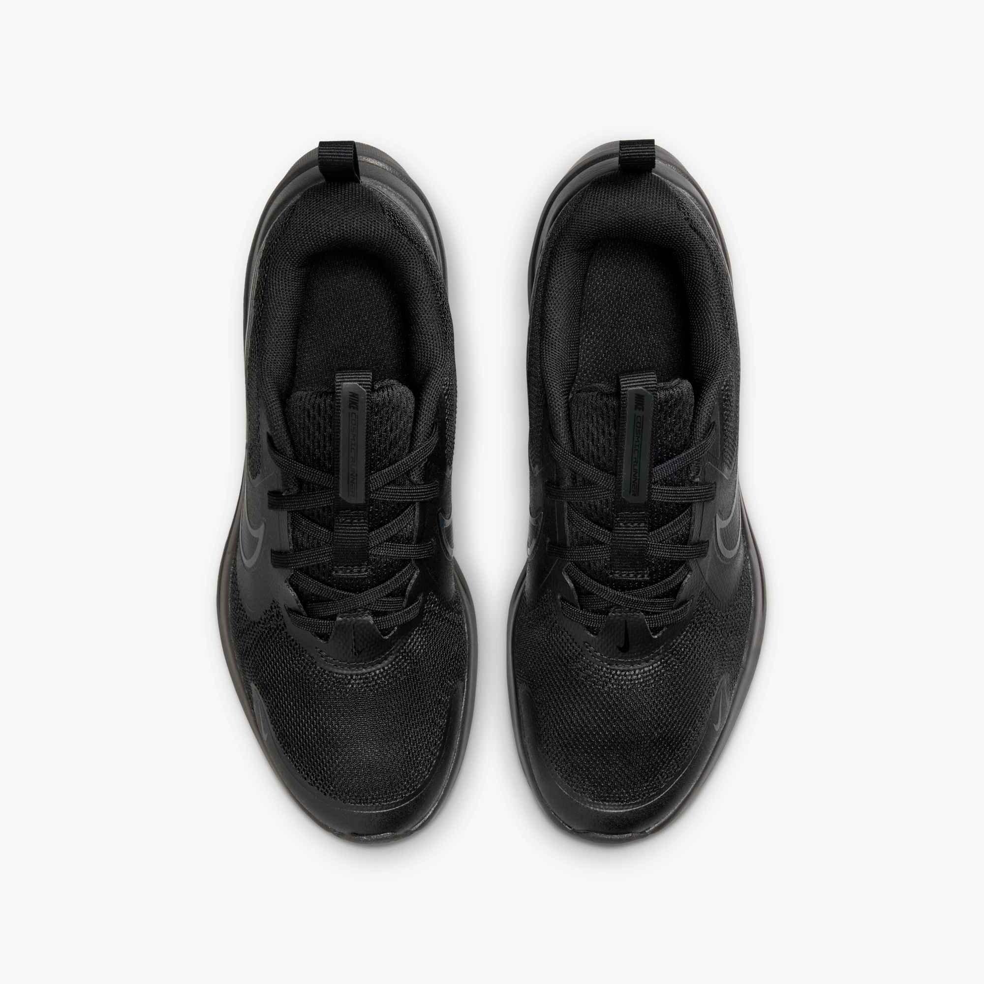 Nike Cosmic Runner "Black/Anthracite" Grade School Boys' Running Shoe - BLACK/DK GREY Thumbnail View 3