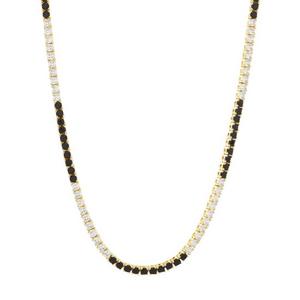 King Ice X Barbie 3mm Forever Icon Tennis Chain - Gold/Black - GOLD/BLACK