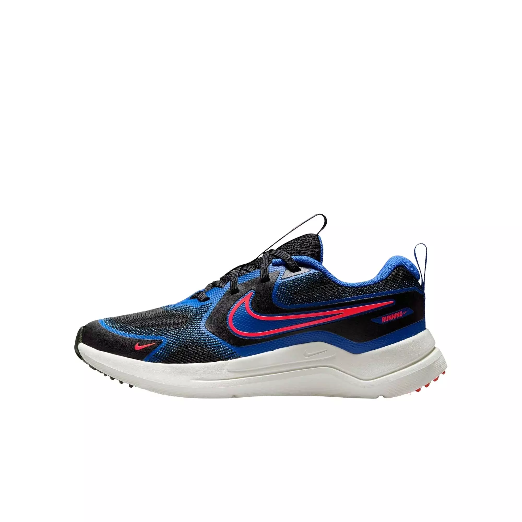 Nike Cosmic Runner "Black/Hyper Royal/Summit White/Bright Crimson" Grade School Boys' Running Shoe - BLACK/ROYAL/WHITE/RED