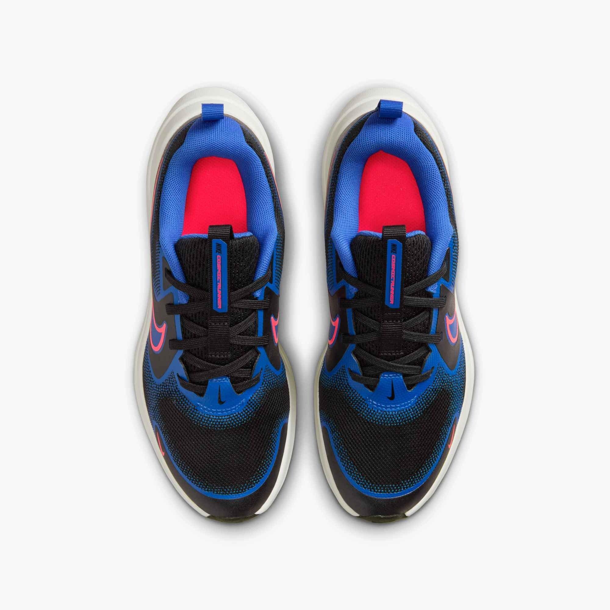 Nike Cosmic Runner "Black/Hyper Royal/Summit White/Bright Crimson" Grade School Boys' Running Shoe - BLACK/ROYAL/WHITE/RED Thumbnail View 3