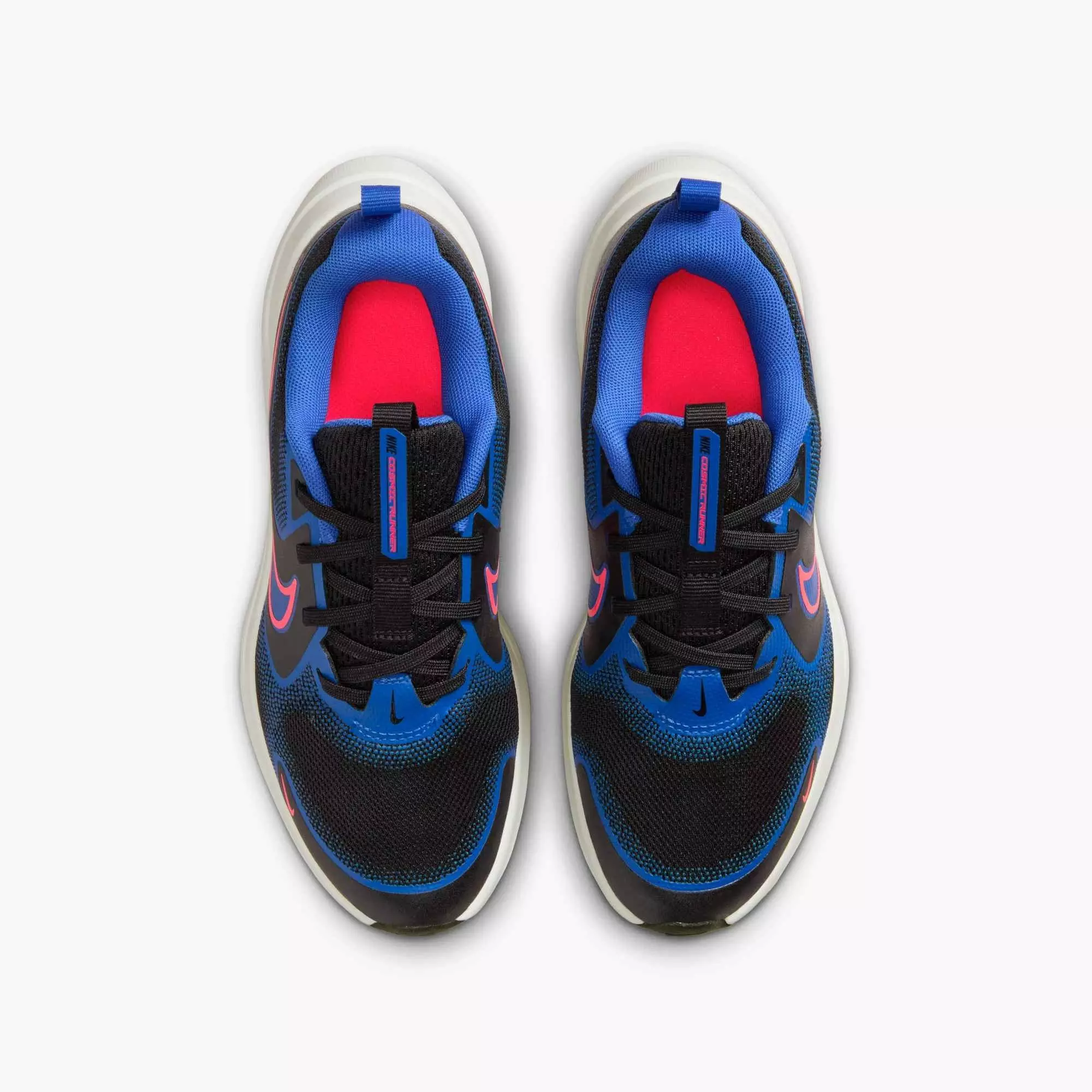 Nike Cosmic Runner "Black/Hyper Royal/Summit White/Bright Crimson" Grade School Boys' Running Shoe - BLACK/ROYAL/WHITE/RED