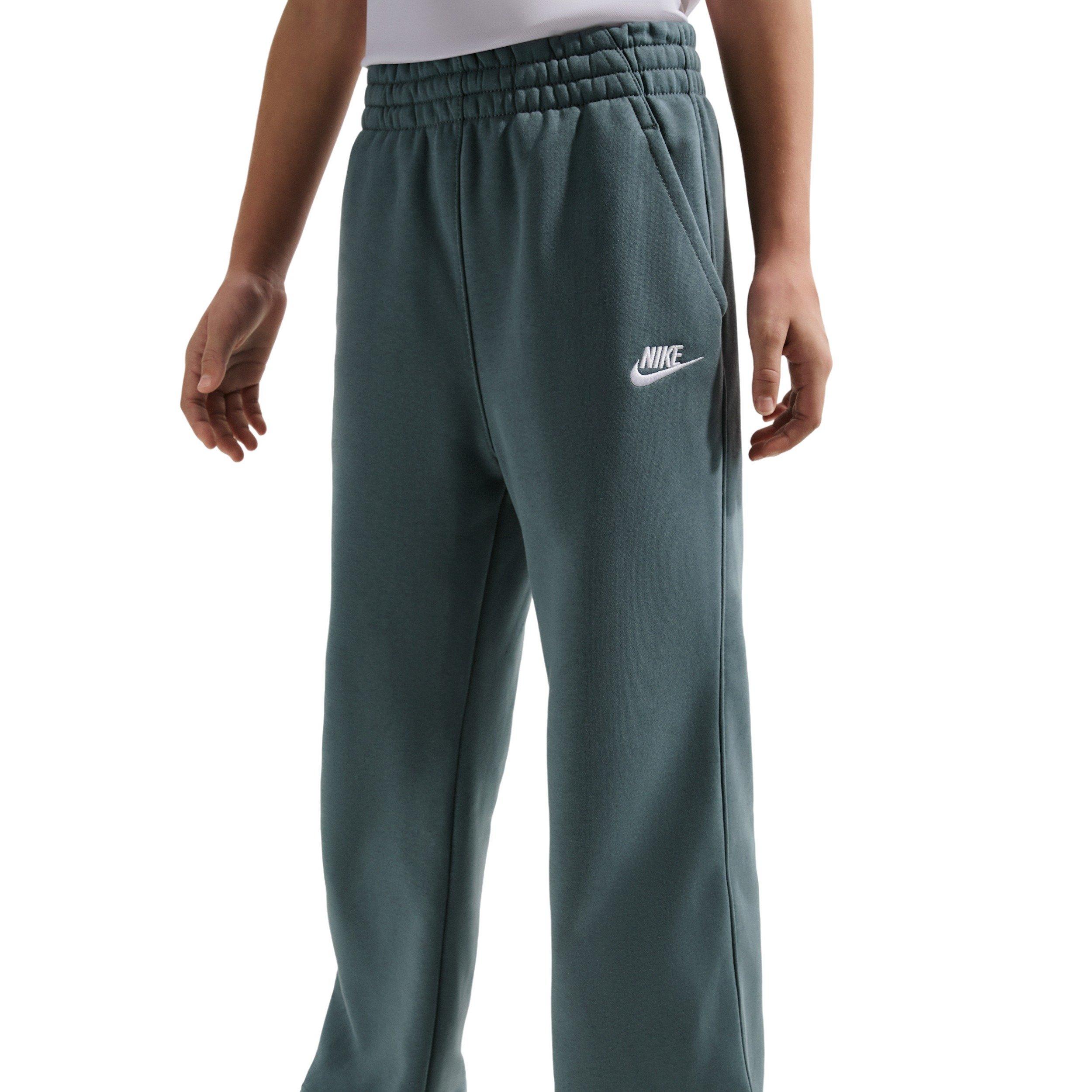 Nike Big Girls' Sportswear Club Fleece Wide-Leg Pants -Mineral Slate - MINERAL SLATE Thumbnail View 1