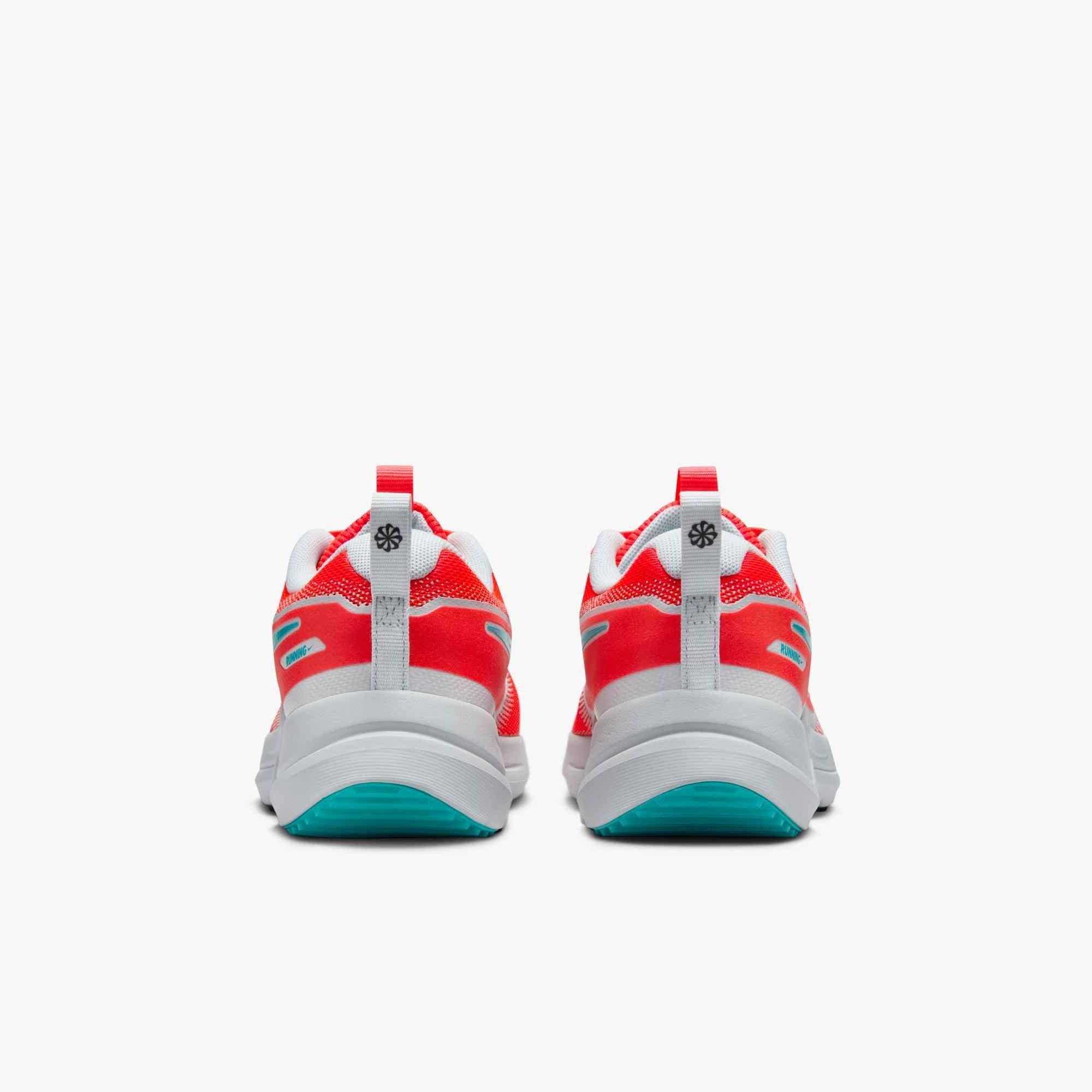 Nike Cosmic Runner "Bright Crimson/Pure Platinum/Black/Dusty Cactus" Grade School Boys' Running Shoe - CRIMSON/WHITE/TURQUOISE Thumbnail View 5