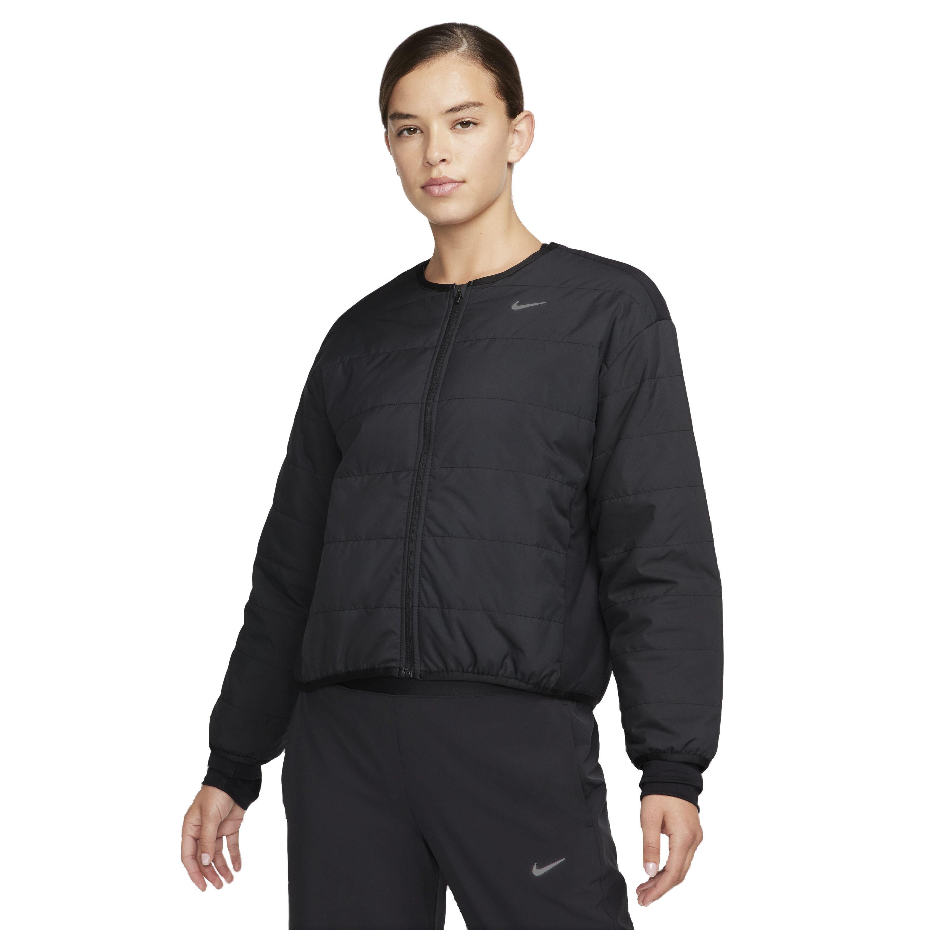 Nike Women's Therma-FIT Swift Running Jacket - Black - BLACK Thumbnail View 1
