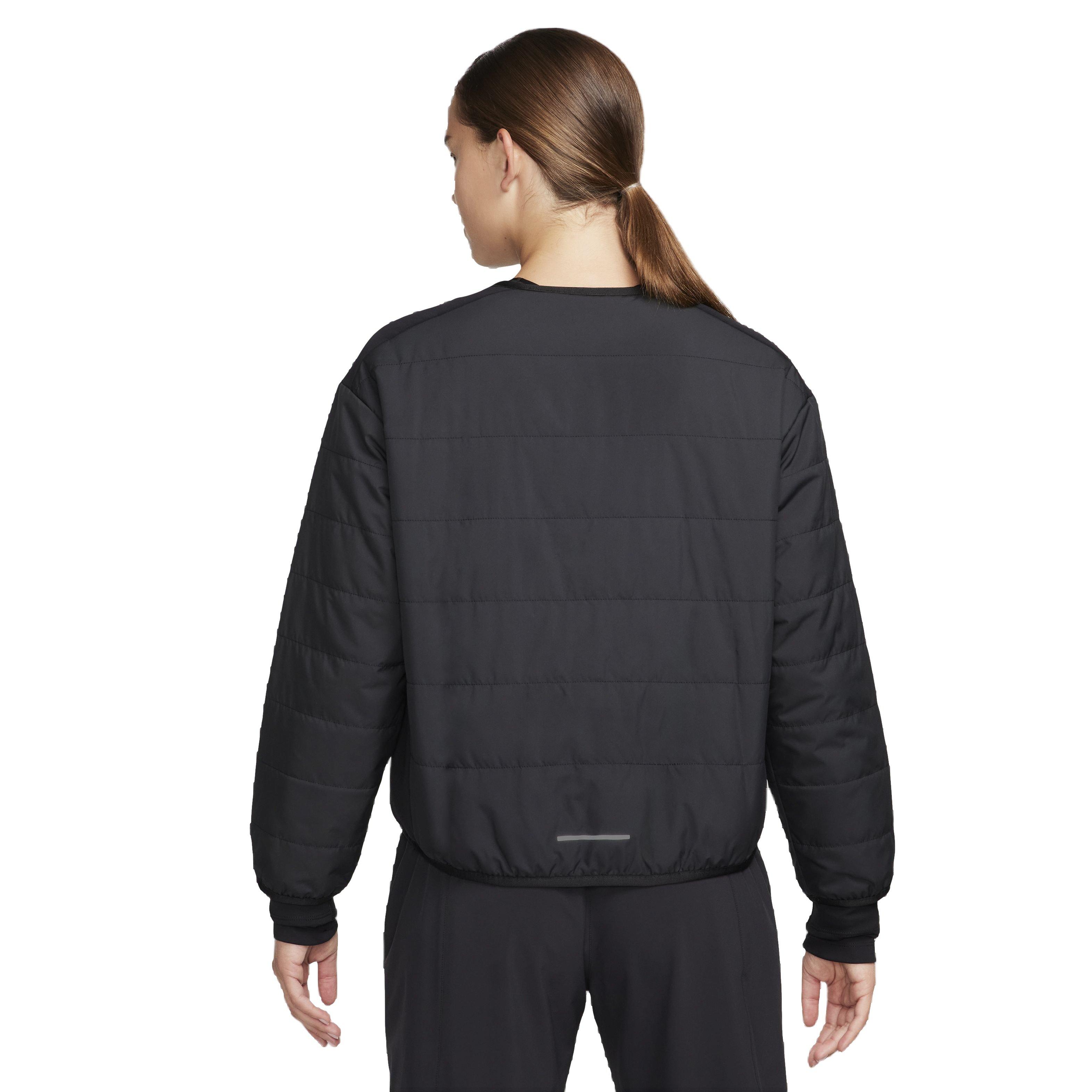 Nike Women's Therma-FIT Swift Running Jacket - Black - BLACK Thumbnail View 2