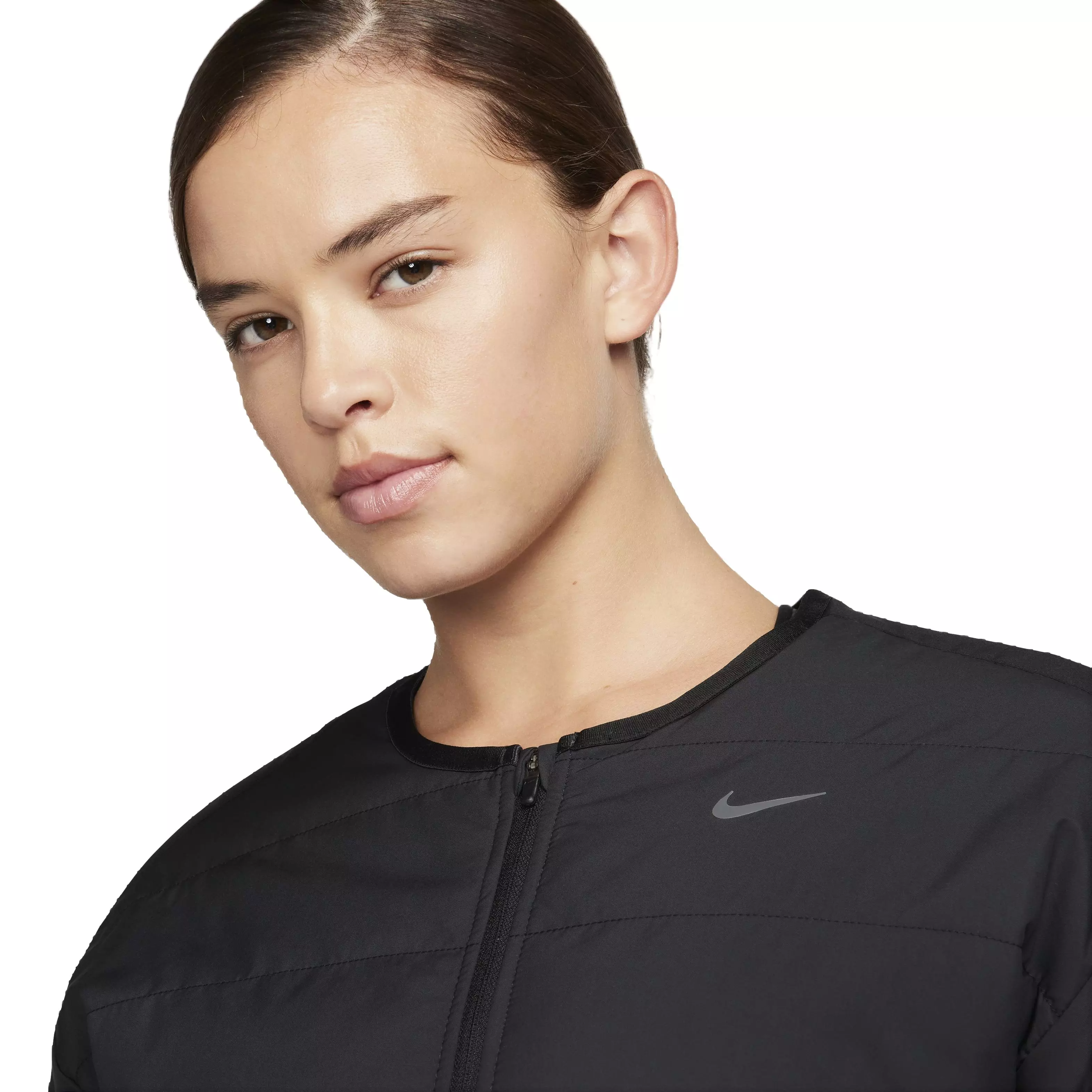 Nike Women's Therma-FIT Swift Running Jacket - Black - BLACK
