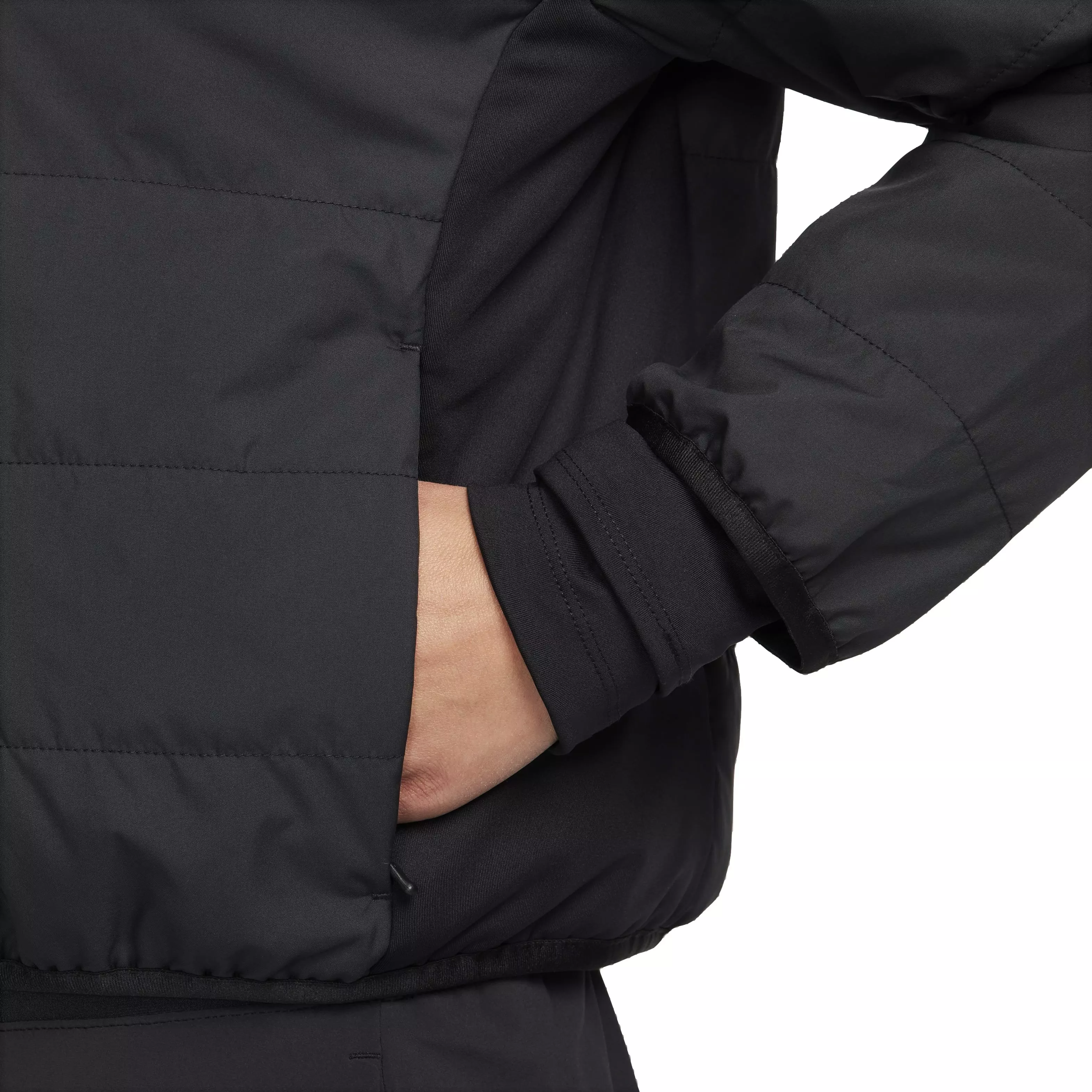 Nike Women's Therma-FIT Swift Running Jacket -Black - BLACK